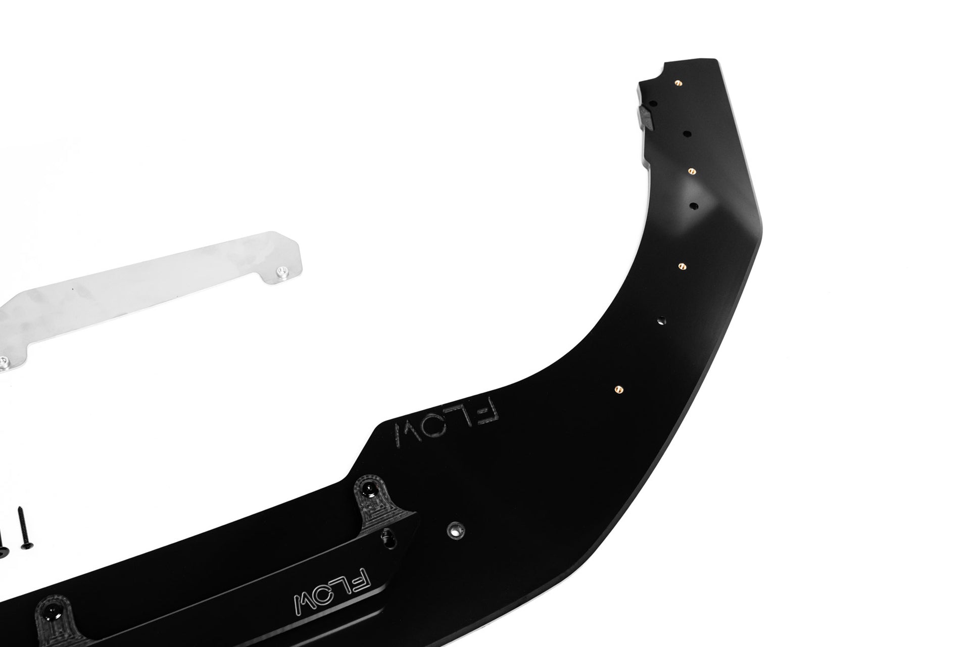Flow Designs MK8 Golf GTI Front Lip Splitter & Bumper Reinforcement Plate - iilumolab