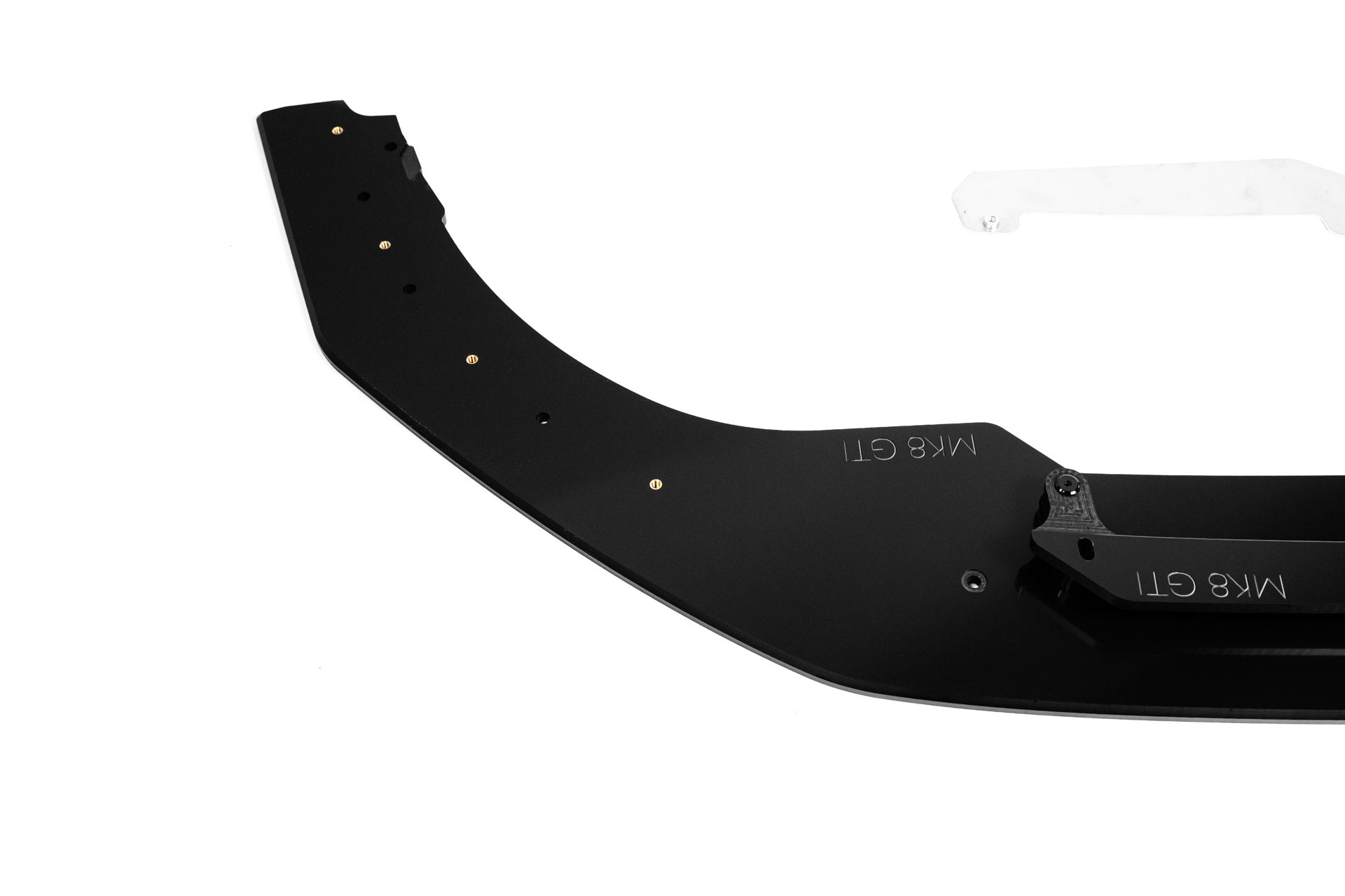 Flow Designs MK8 Golf GTI Front Lip Splitter & Bumper Reinforcement Plate - iilumolab