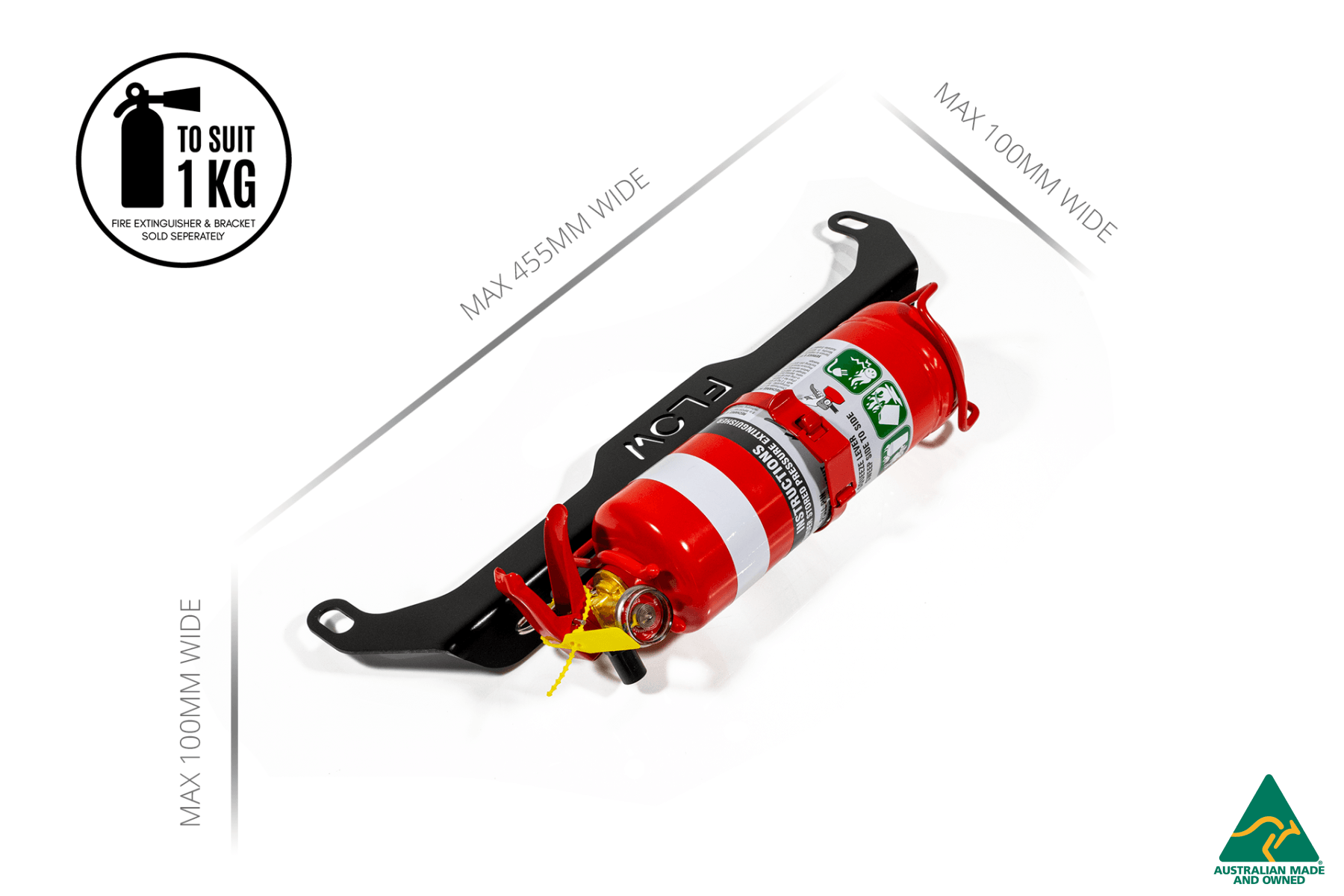 Flow Designs Hyundai/Kia Fire Extinguisher Bracket/Mount - iilumolab