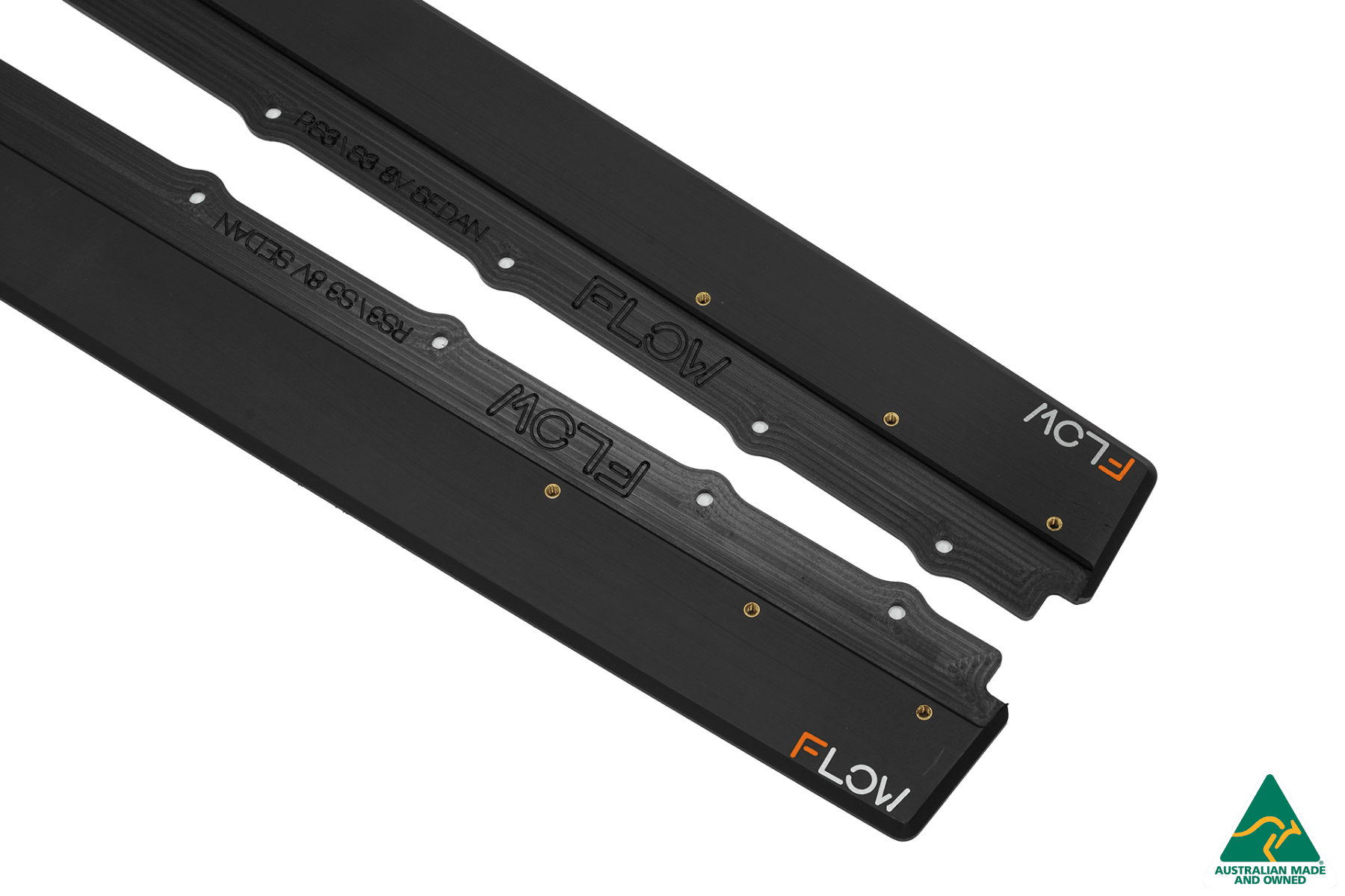 Flow Designs S3 8V Sedan Facelift Side Skirt Splitters (Pair) - iilumolab