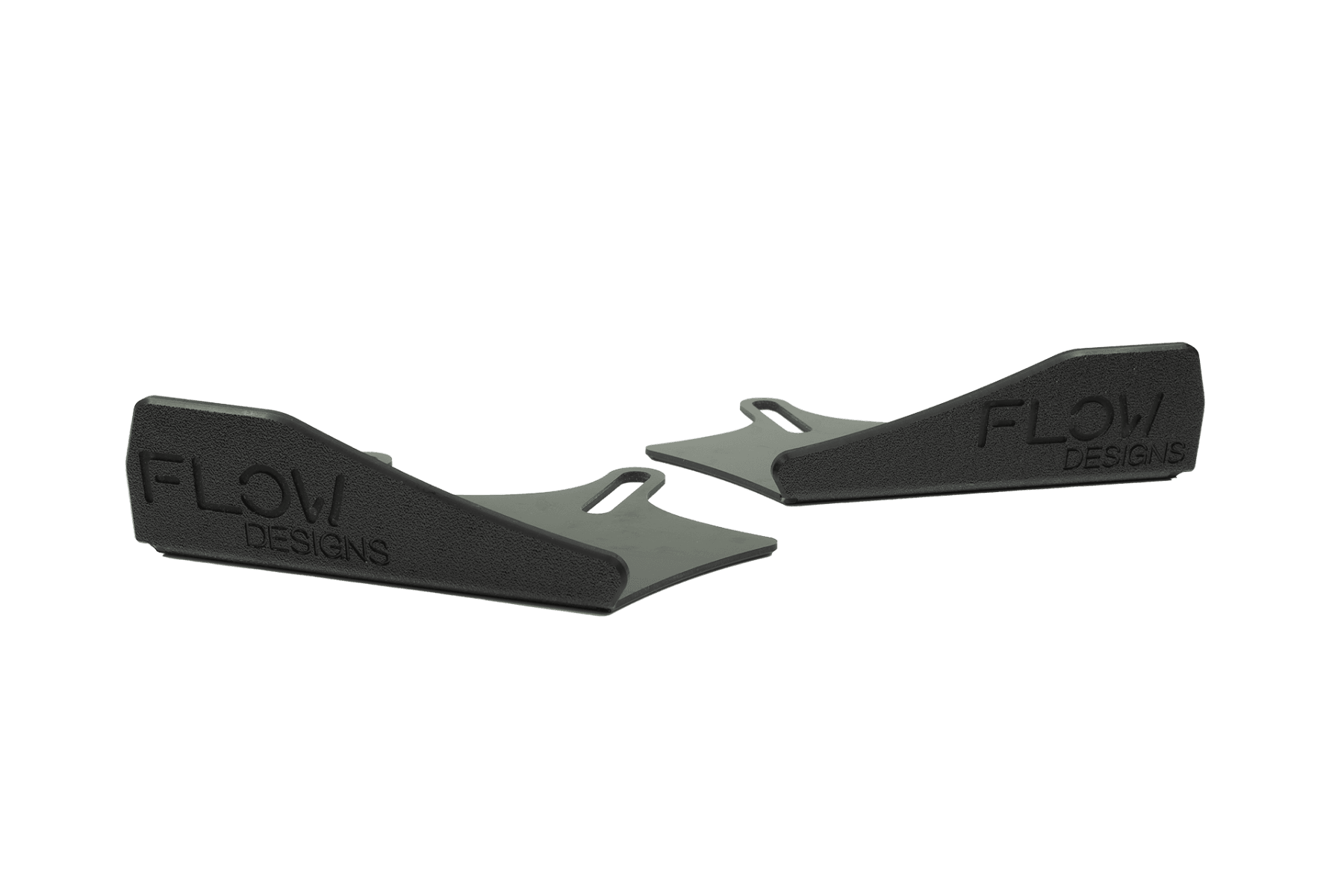 Flow Designs RS3 8V Sedan Facelift Front Lip Splitter Winglets (Pair) - iilumolab