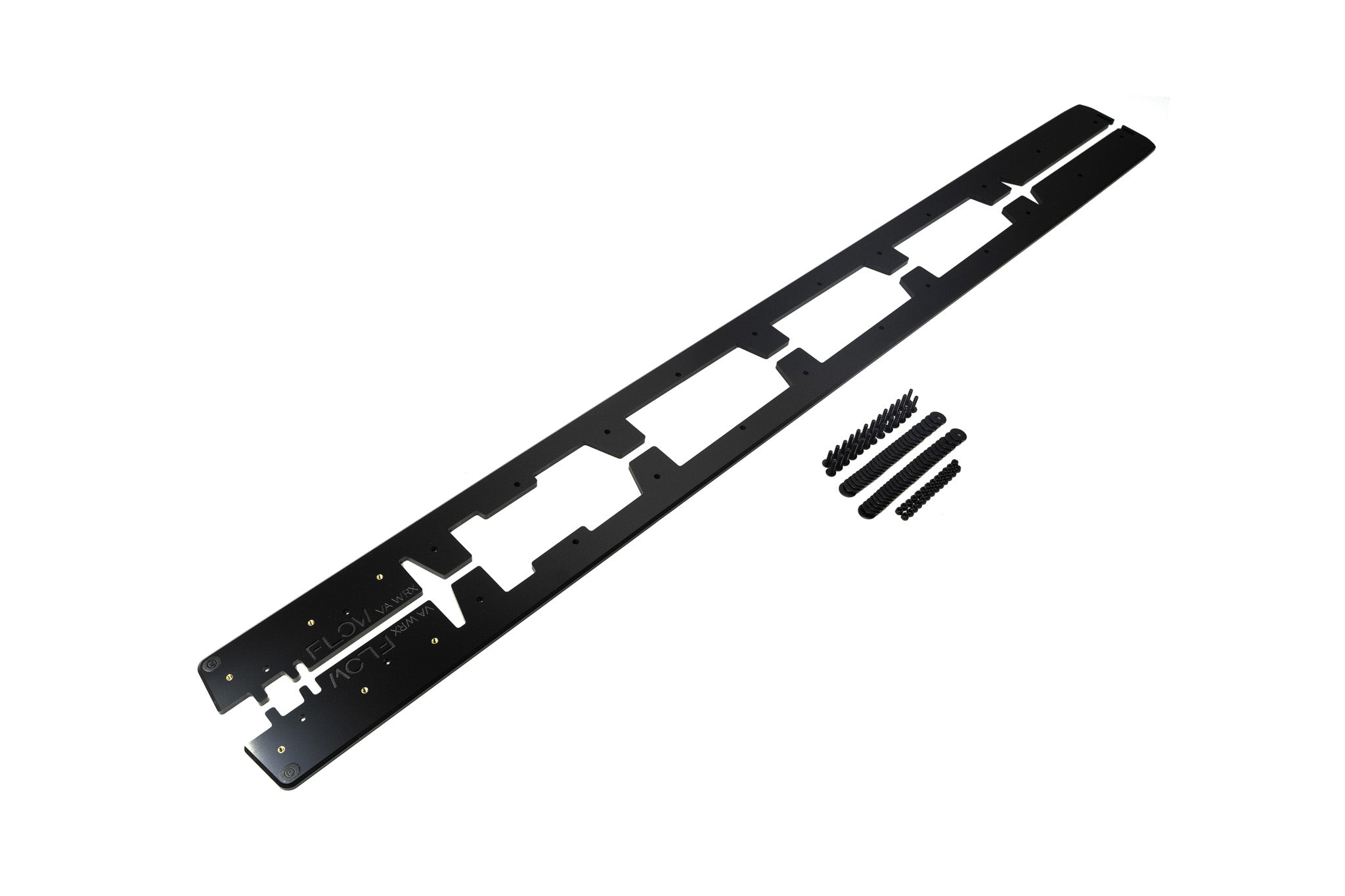 Flow Designs RETURNED STOCK - VA WRX & STI Side Skirt Splitters (Pair) - GLOSS BLACK - iilumolab