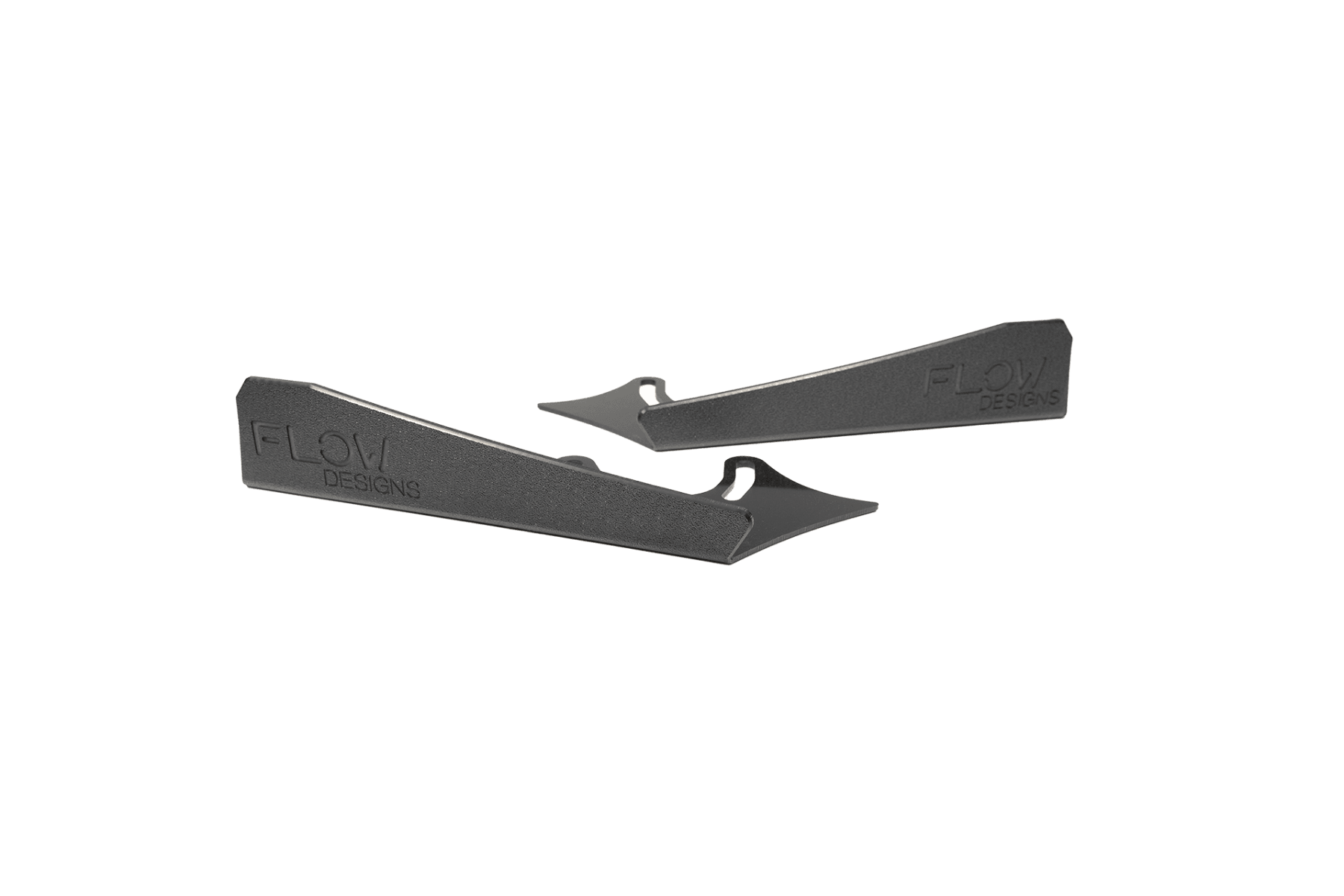 Flow Designs Impreza WRX/RS G3 Sedan PFL Front Lip Splitter Winglets (Pair) - iilumolab