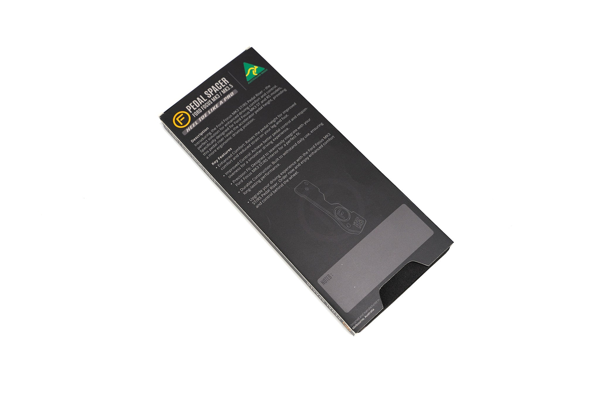 Flow Designs MK3/3.5 Focus RS ST Pedal Spacer - iilumolab
