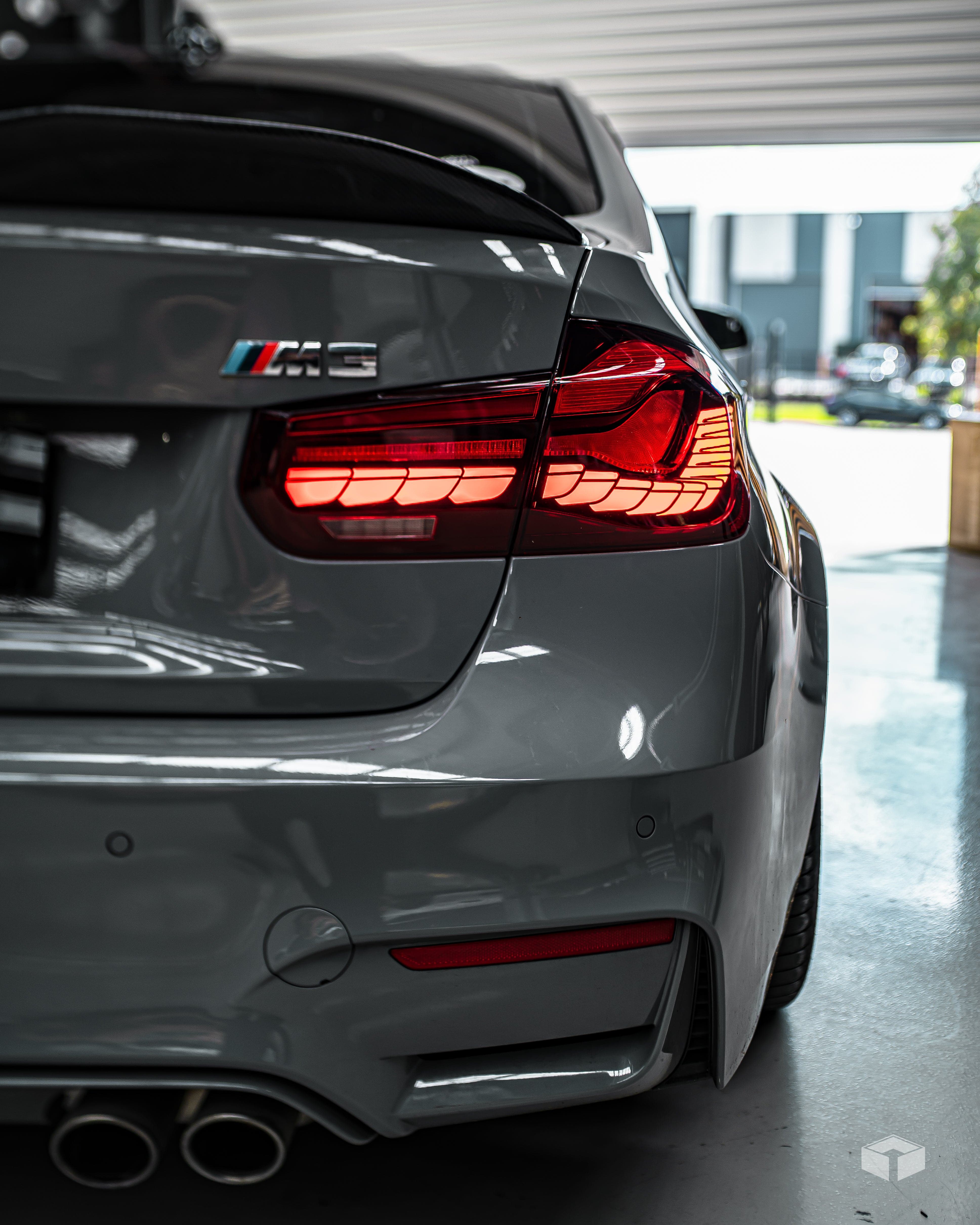 2012-2018 BMW F80 F30 F35 3 SERIES OLED SEQUENTIAL TAIL LIGHTS - iilumo