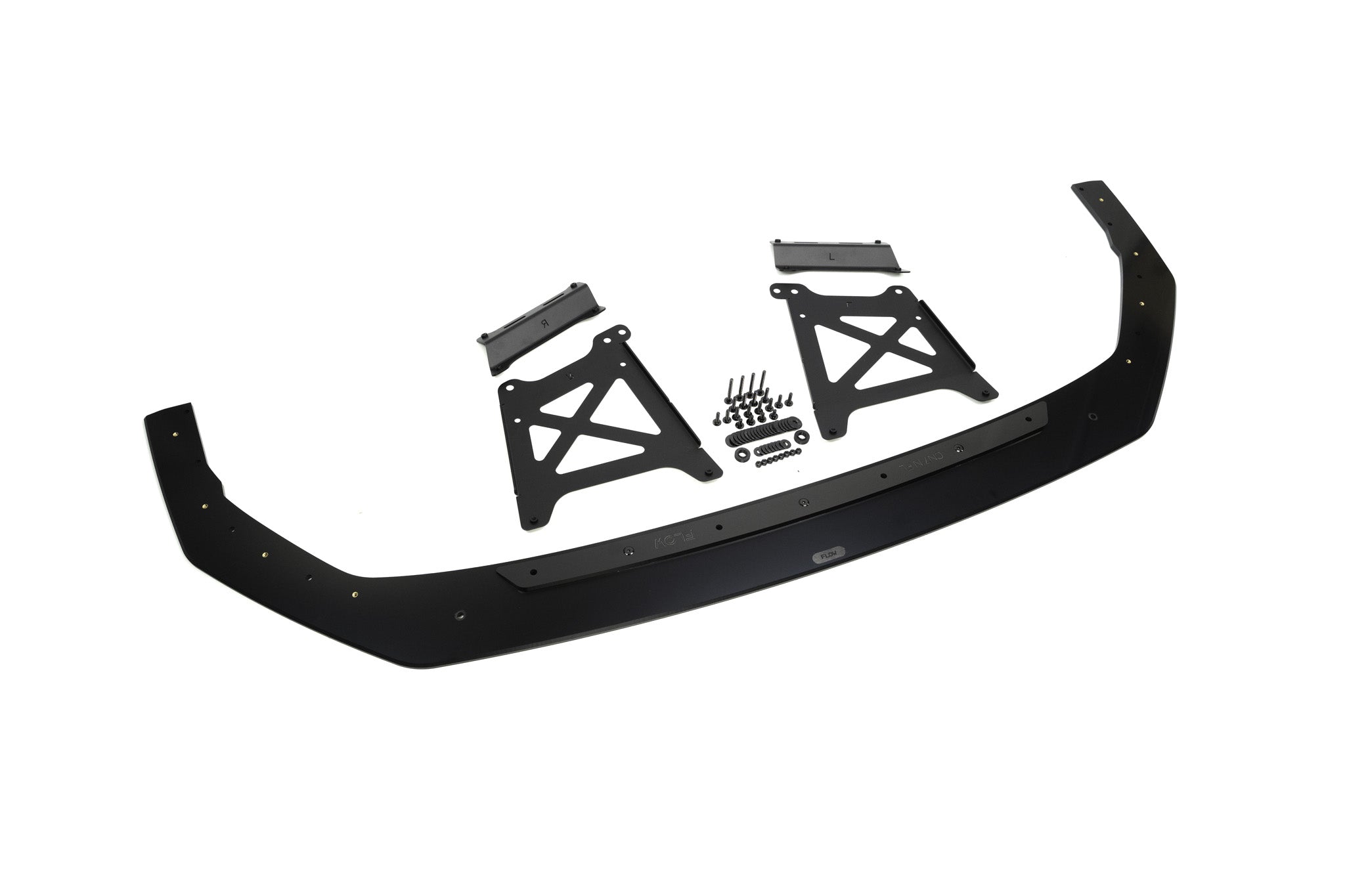 Flow Designs CN7 V2 Elantra N Sedan Facelift V2 - 2024+ Front Lip Splitter & Mounting Brackets (Pair) - iilumolab