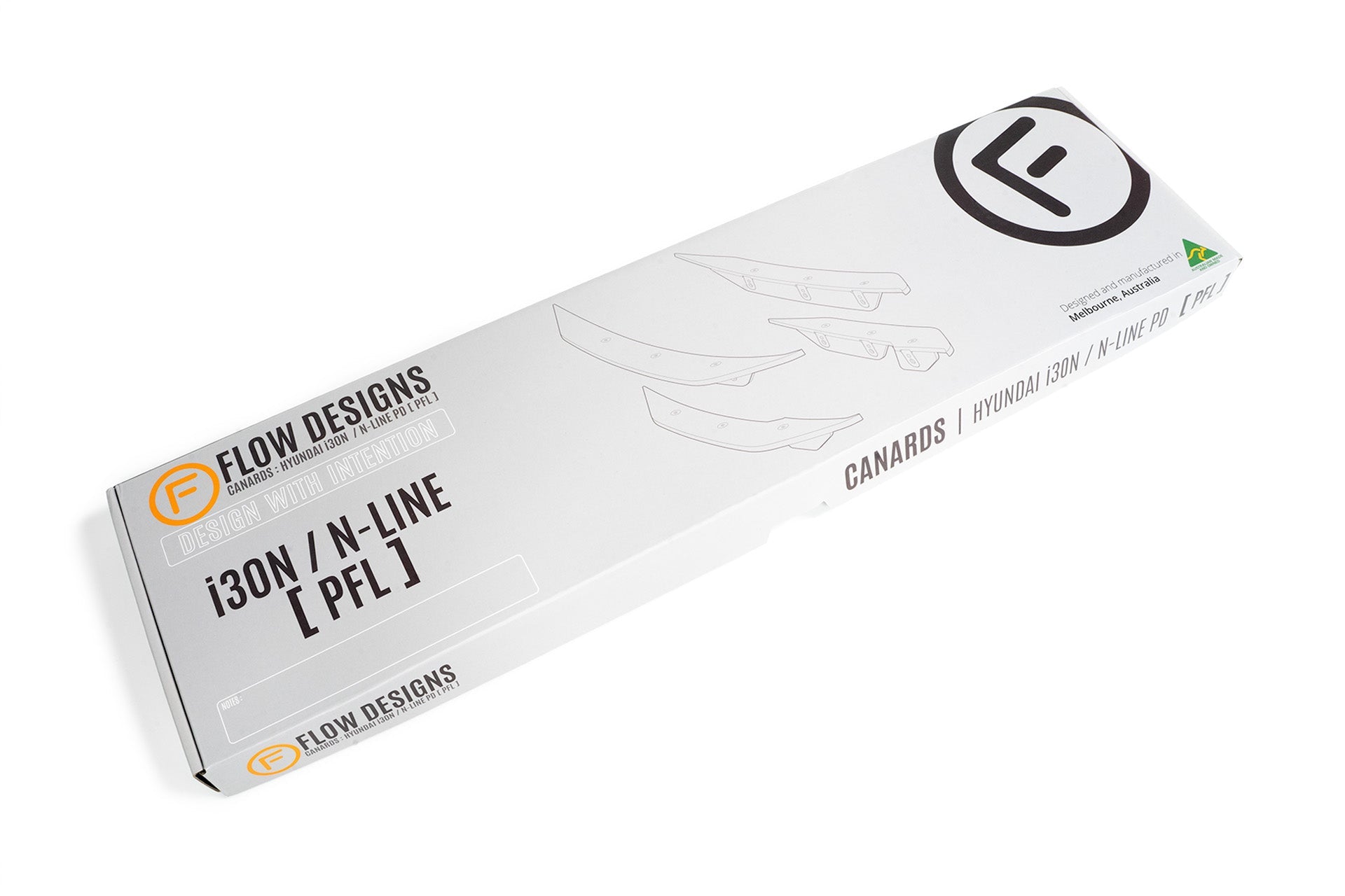 Flow Designs i30 N Line Front Bumper Canards - iilumolab