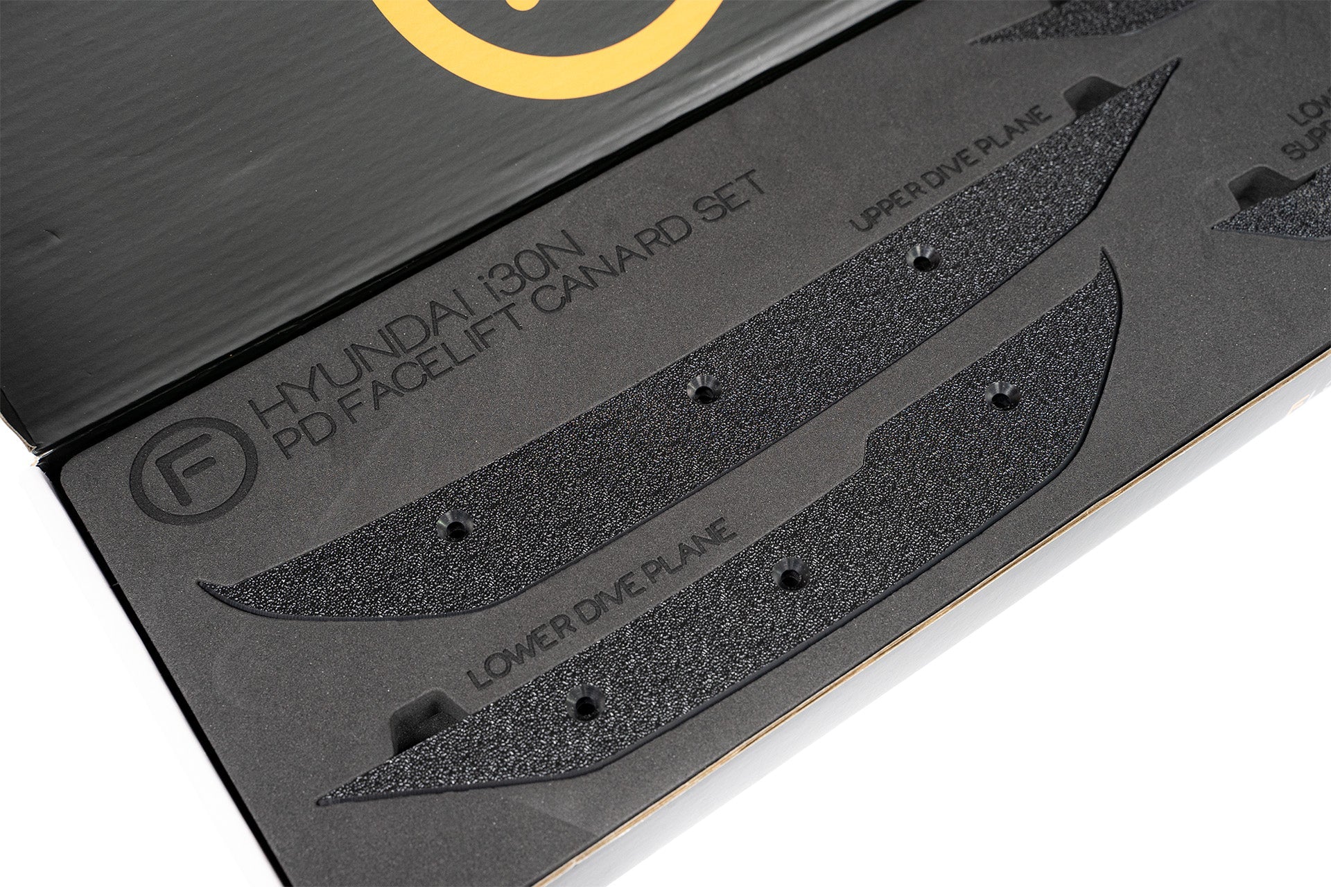 Flow Designs i30 N PD (FL) Front Bumper Canards - iilumolab