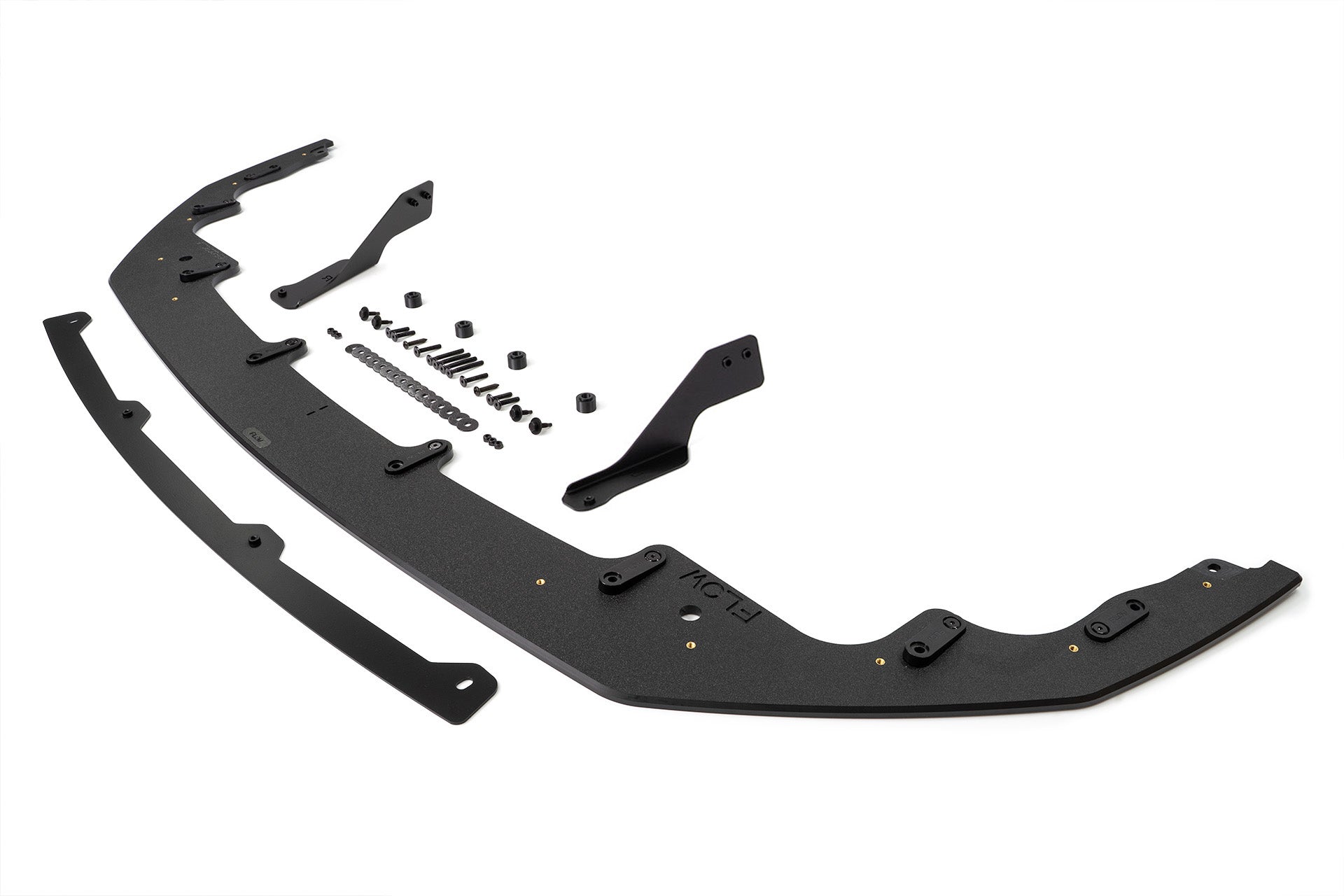 Flow Designs Corolla GR Chassis Mounted Front Lip Splitter (TEXTURED) - iilumolab