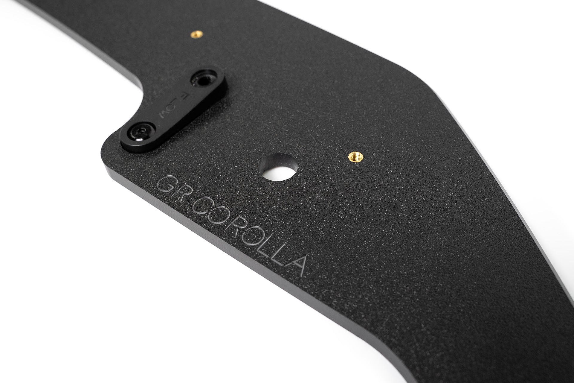 Flow Designs Corolla GR Chassis Mounted Front Lip Splitter (TEXTURED) - iilumolab