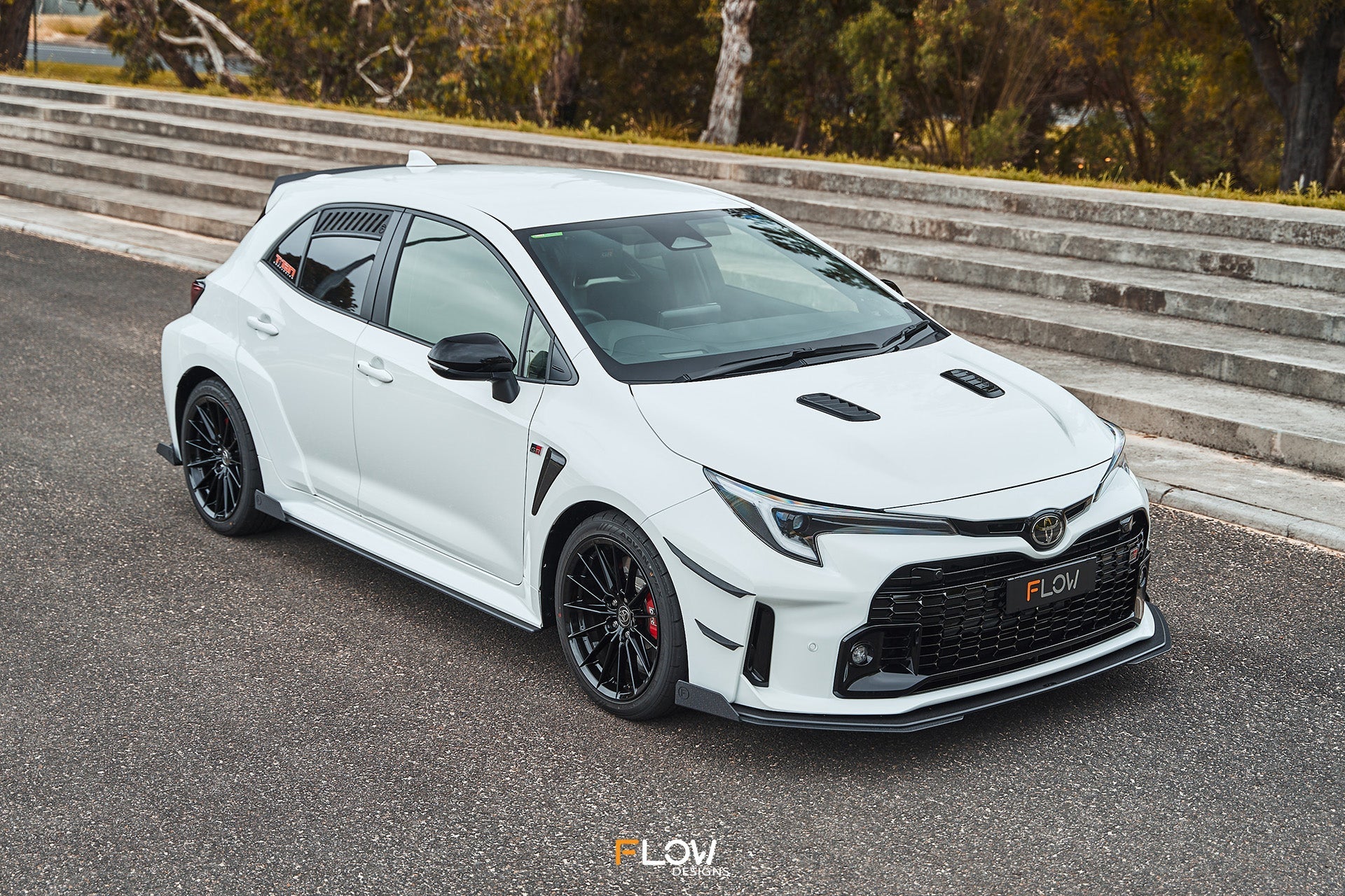 Flow Designs Corolla GR Front Lip Splitter Winglets (Pair) - iilumolab