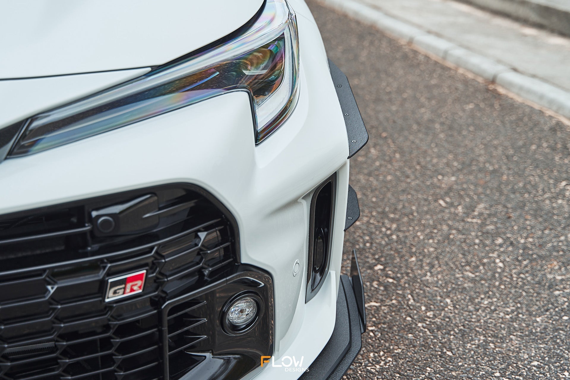 Flow Designs Corolla GR Front Bumper Canards - iilumolab