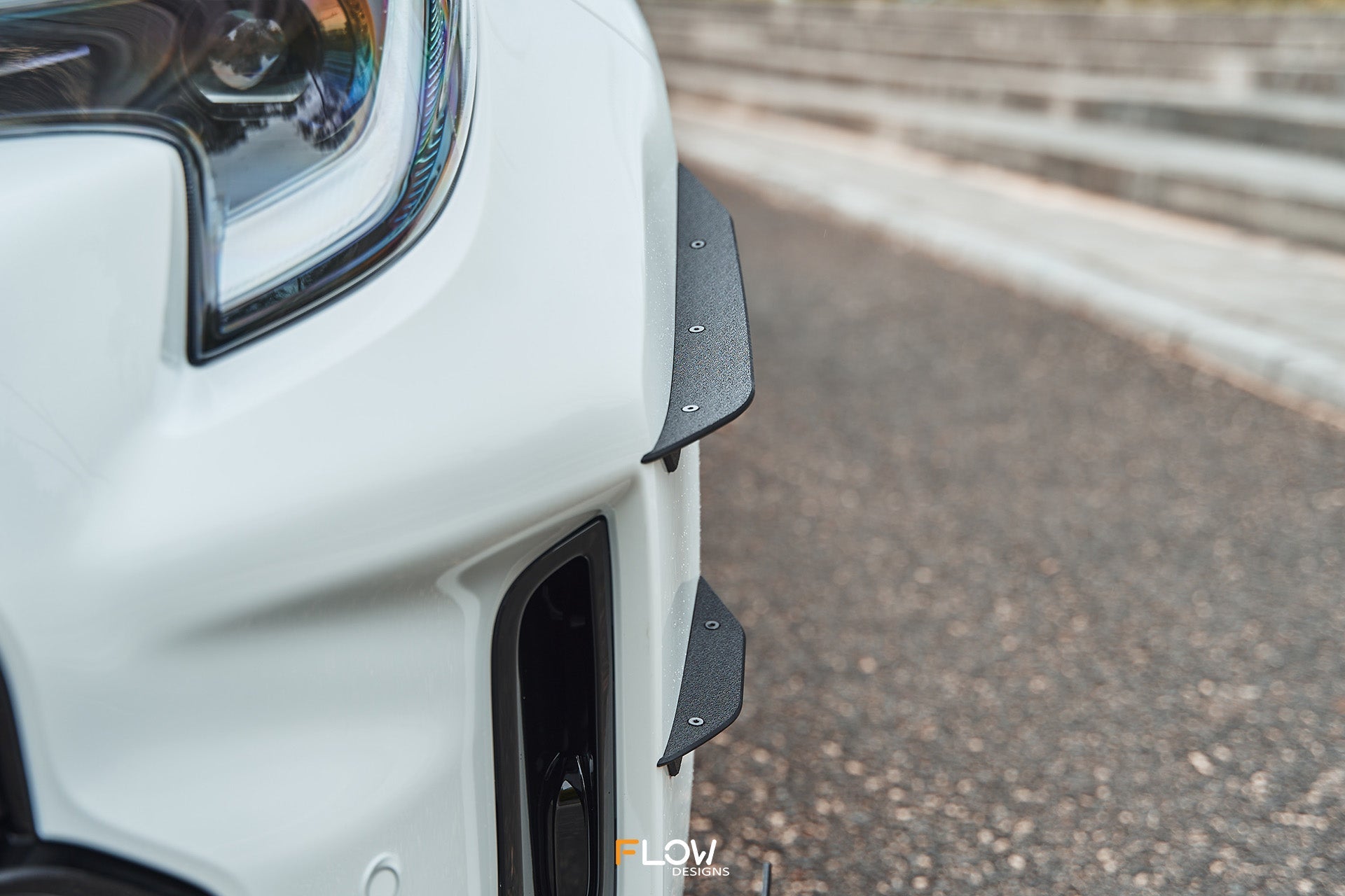 Flow Designs Corolla GR Front Bumper Canards - iilumolab