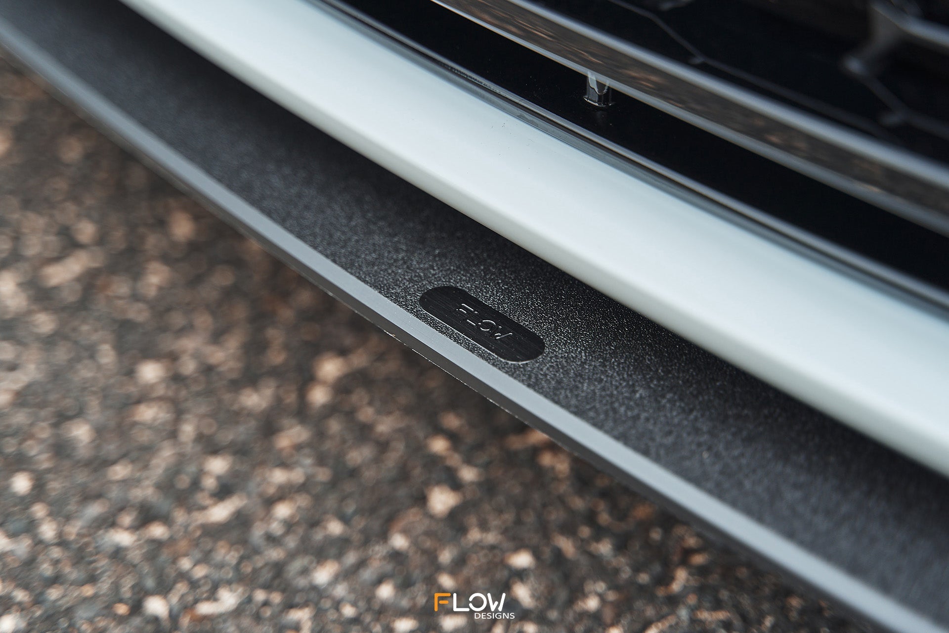 Flow Designs Corolla GR Chassis Mounted Front Lip Splitter (TEXTURED) - iilumolab