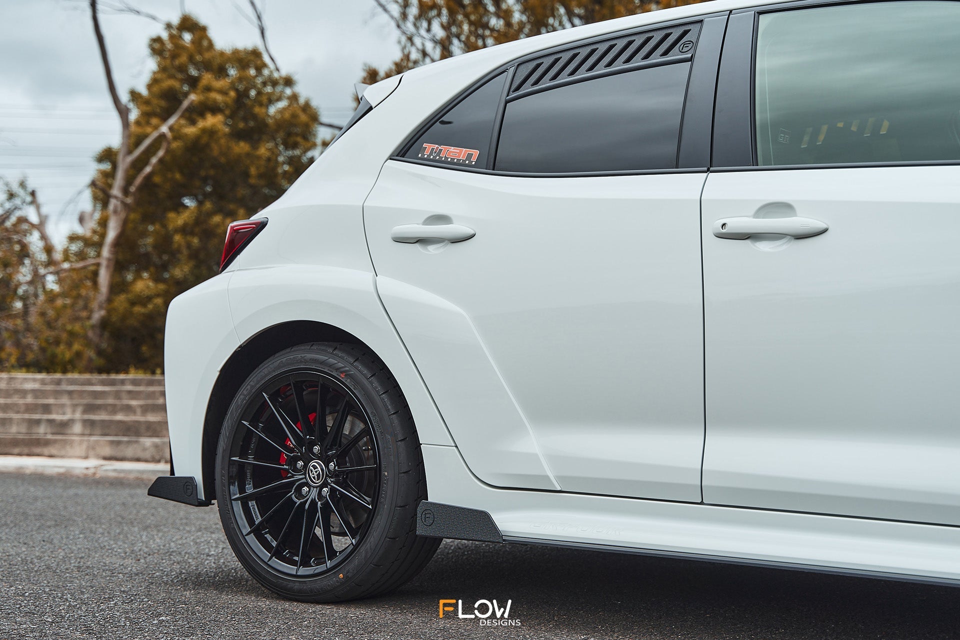 Flow Designs Corolla GR Rear Window Vents (Pair)