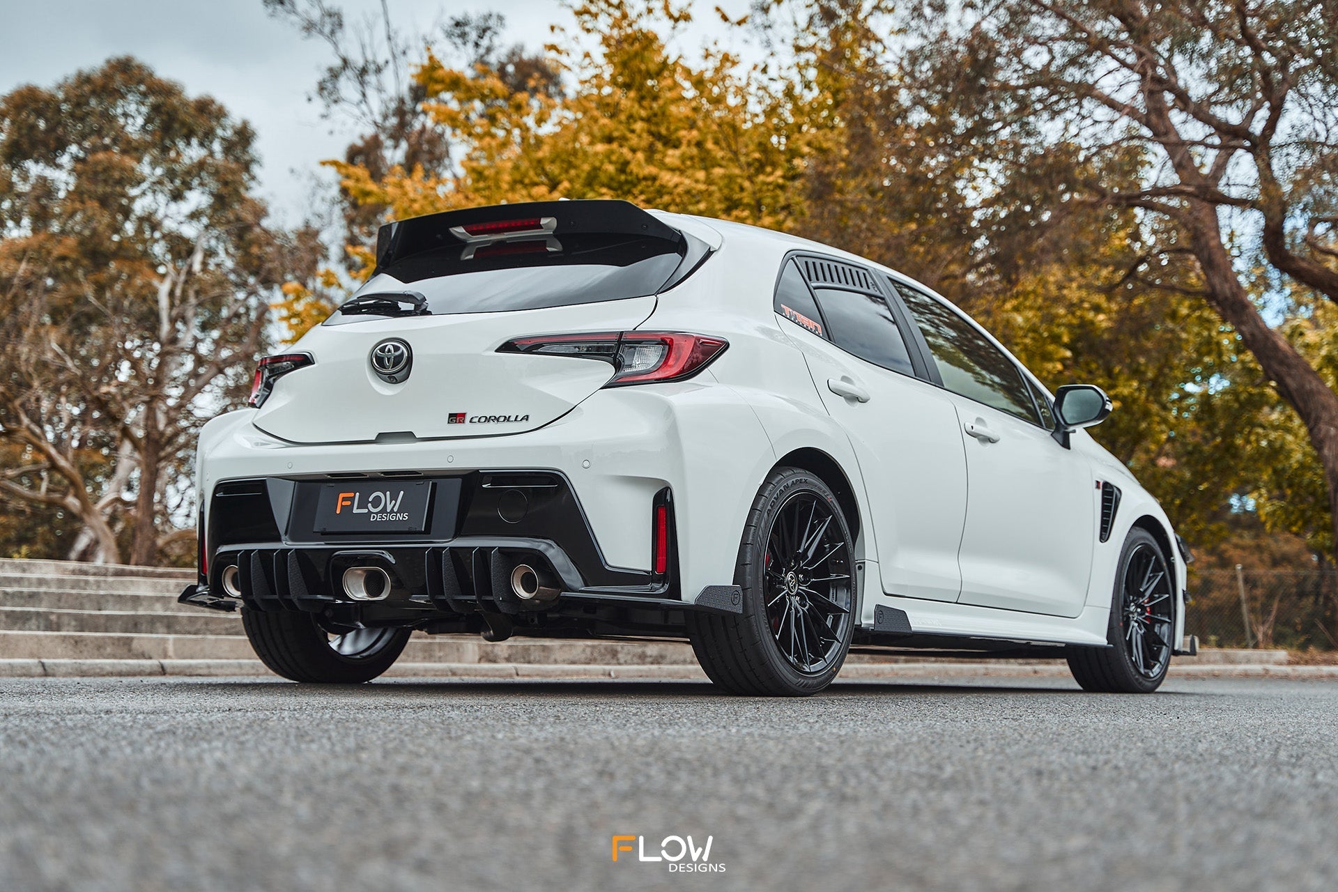 Flow Designs Corolla GR Rear Spat Winglets (Pair) - iilumolab