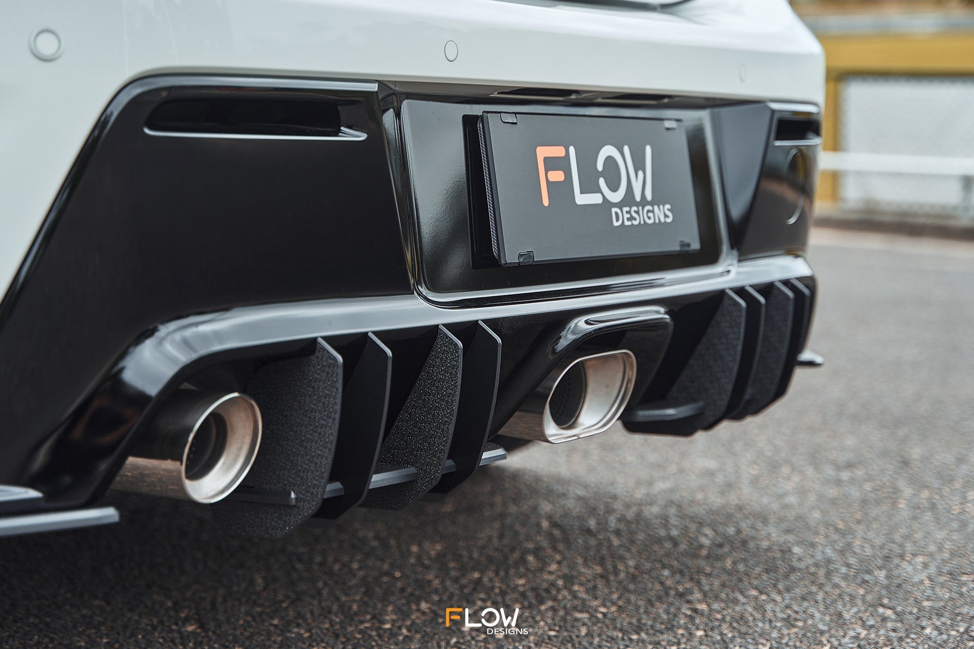 Flow Designs Corolla GR Flow-Lock Rear Diffuser (TEXTURED) - iilumolab