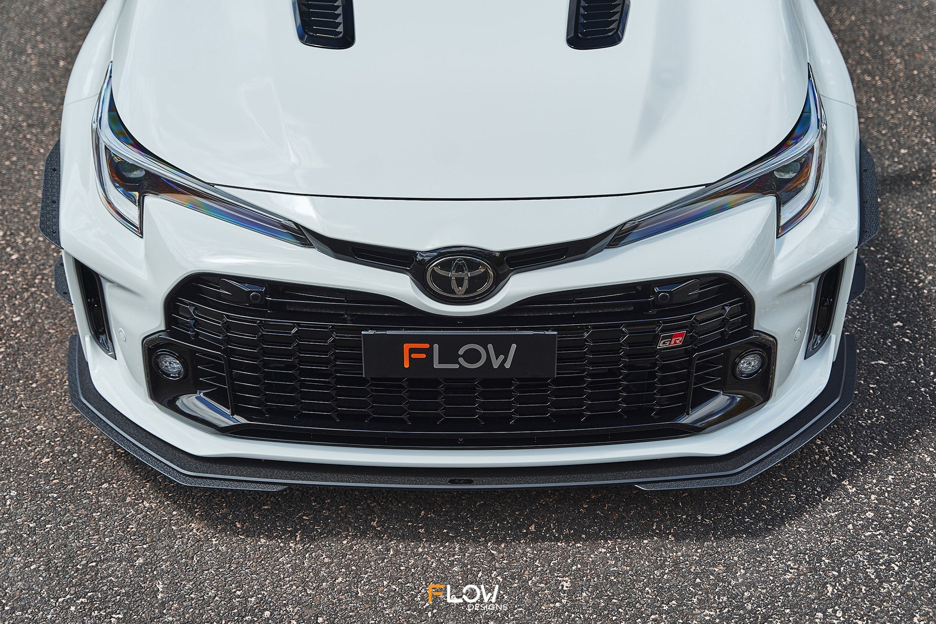 Flow Designs Corolla GR Front Lip Splitter Extensions (Pair) - iilumolab