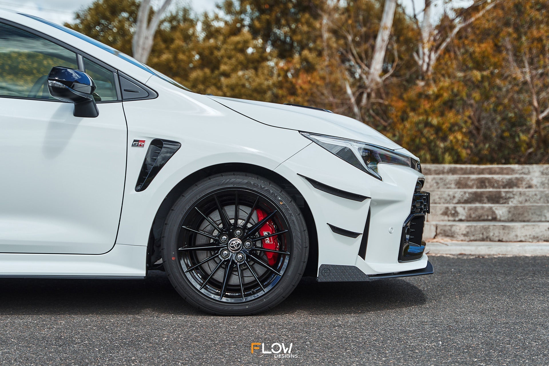 Flow Designs Corolla GR Front Lip Splitter Winglets (Pair) - iilumolab