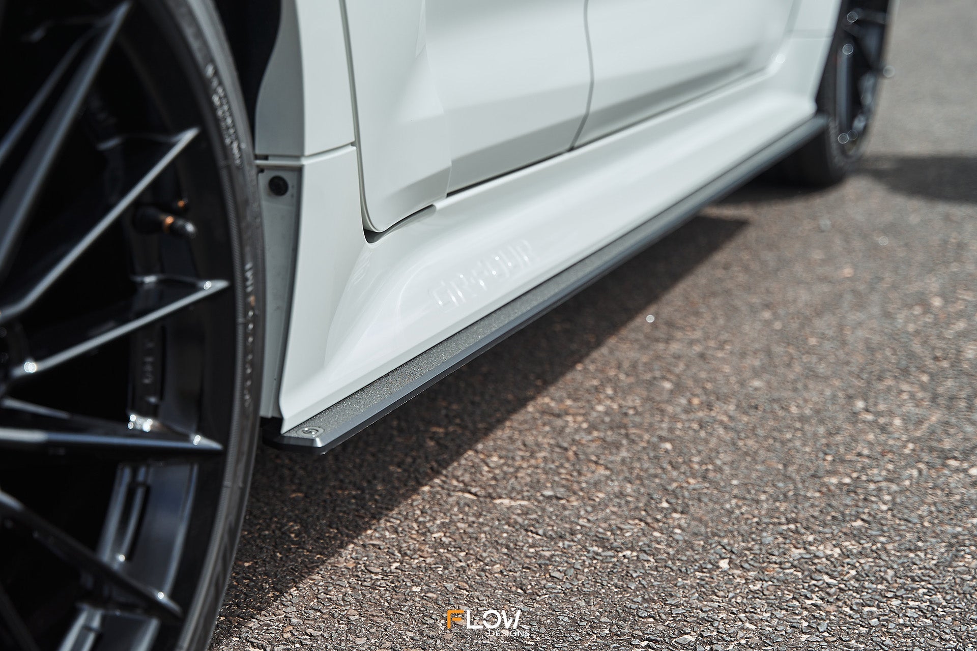 Flow Designs Corolla GR Side Skirt Splitters (TEXTURED: Pair) - iilumolab