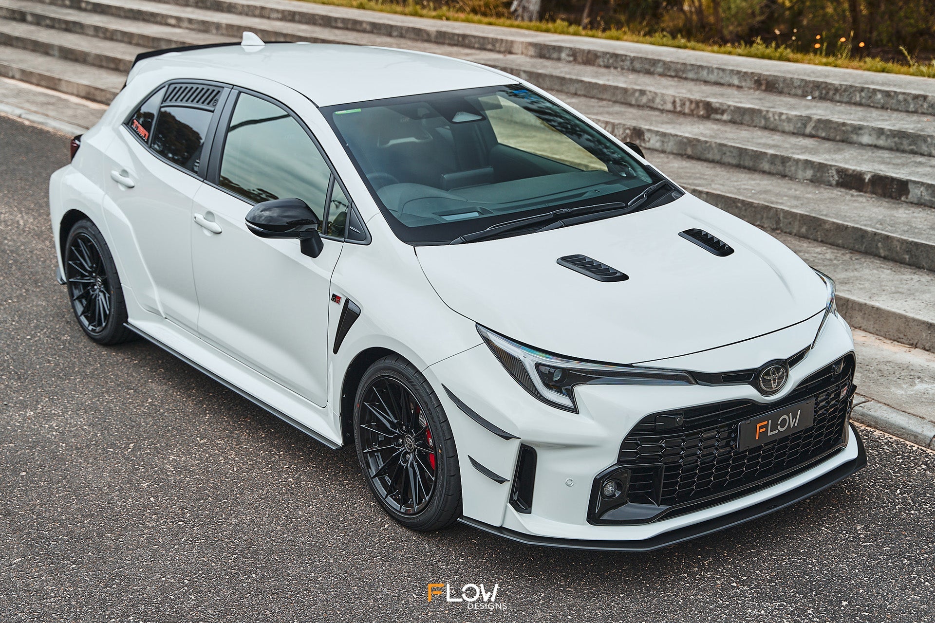 Flow Designs Corolla GR Front Bumper Canards - iilumolab
