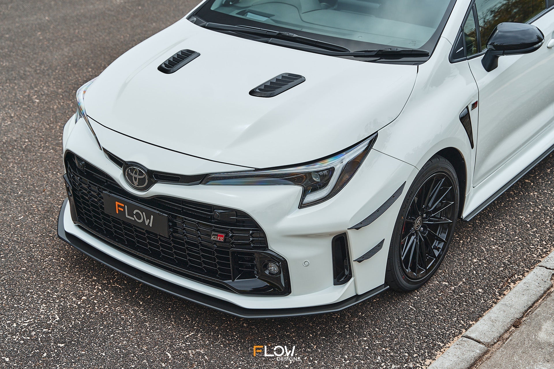Flow Designs Corolla GR Front Bumper Canards - iilumolab