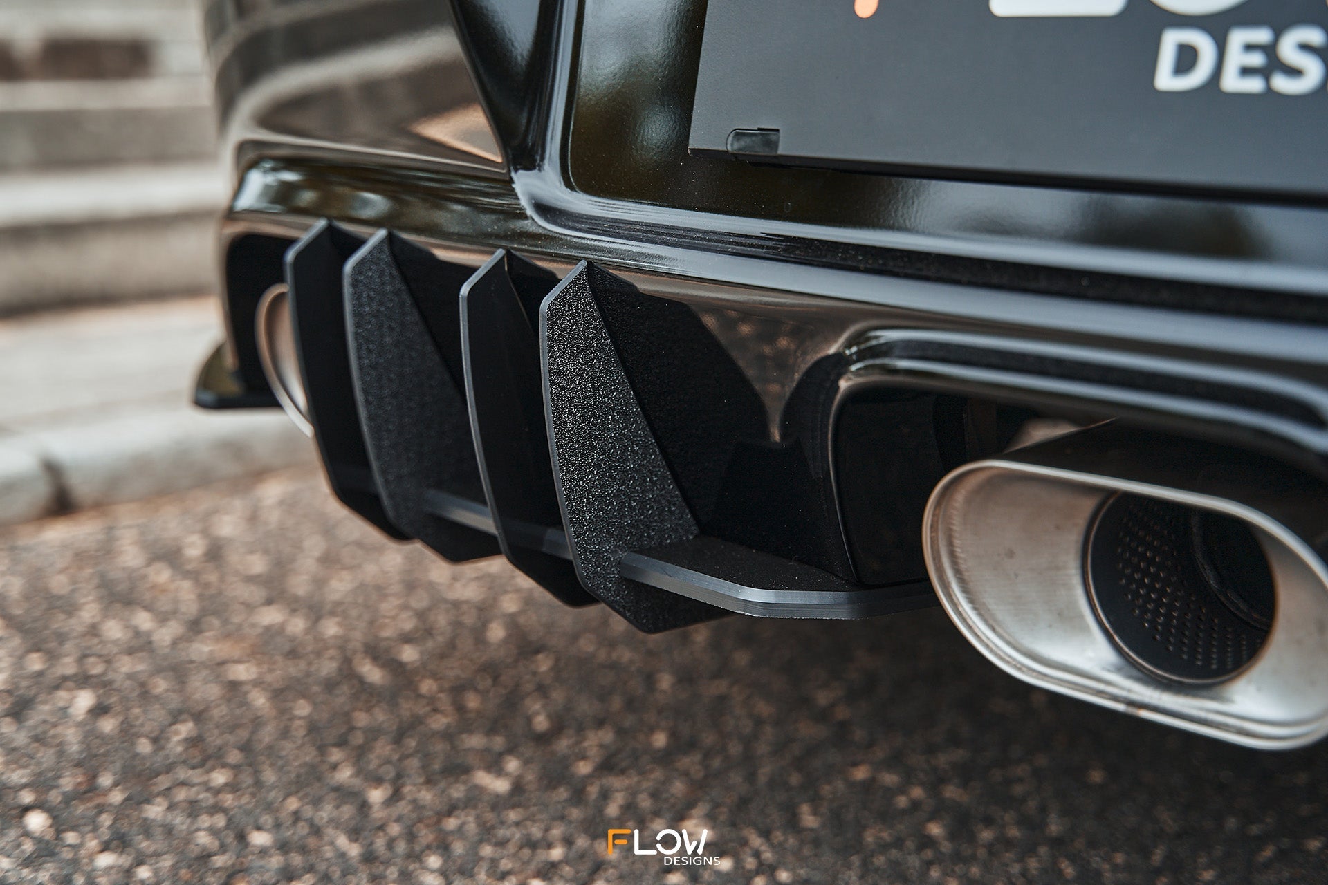 Flow Designs Corolla GR Flow-Lock Rear Diffuser (GLOSS) - iilumolab