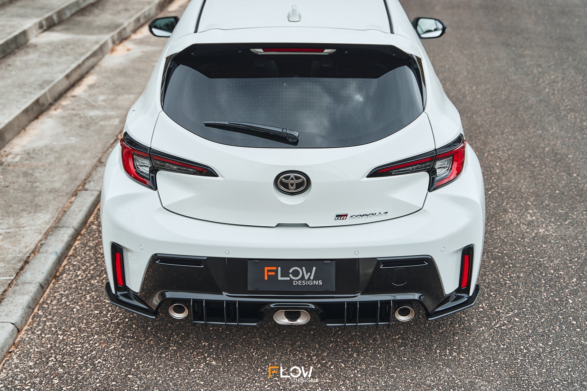 Flow Designs Corolla GR Rear Spats (GLOSS; Pair) - iilumolab