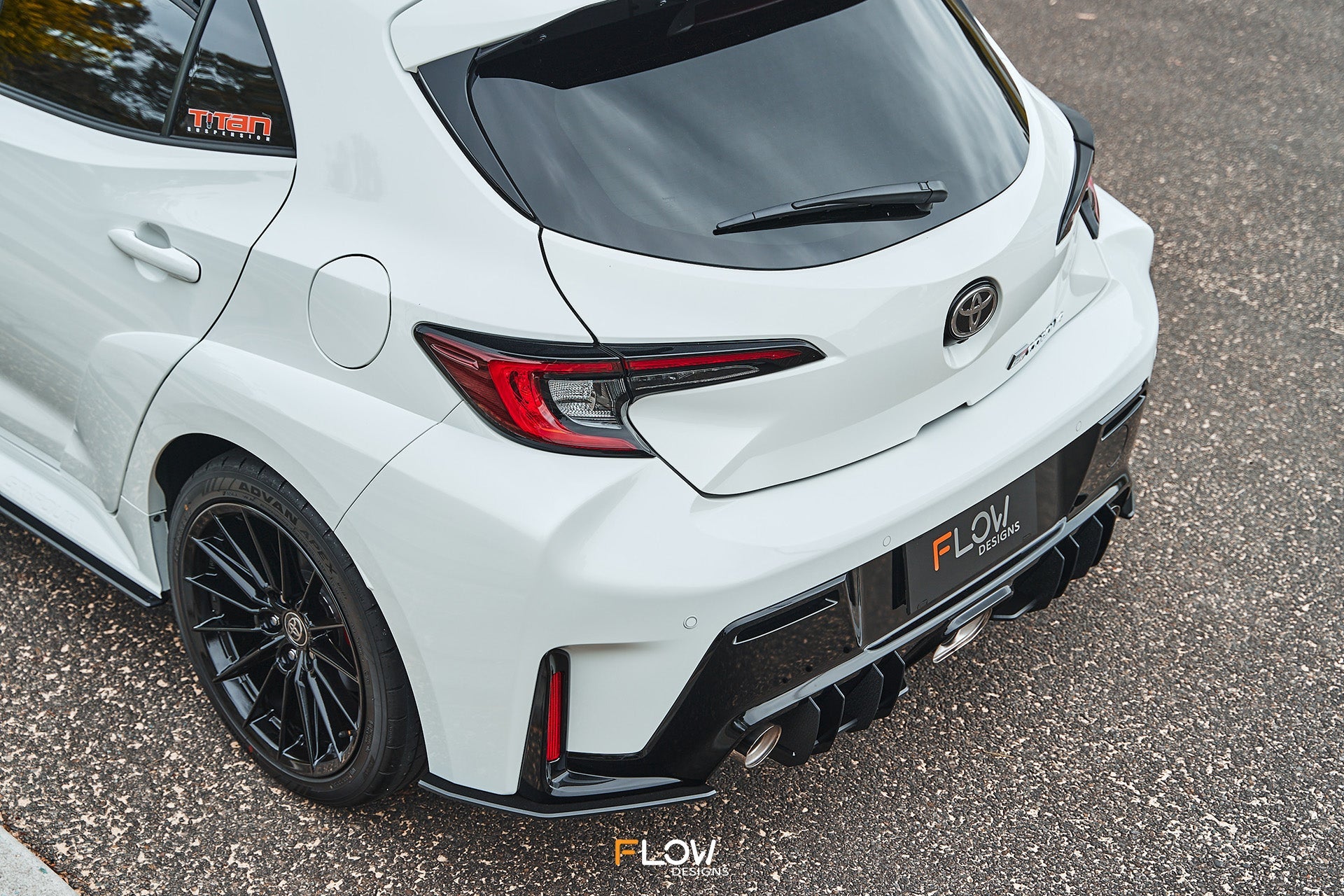Flow Designs Corolla GR Flow-Lock Rear Diffuser (GLOSS) - iilumolab