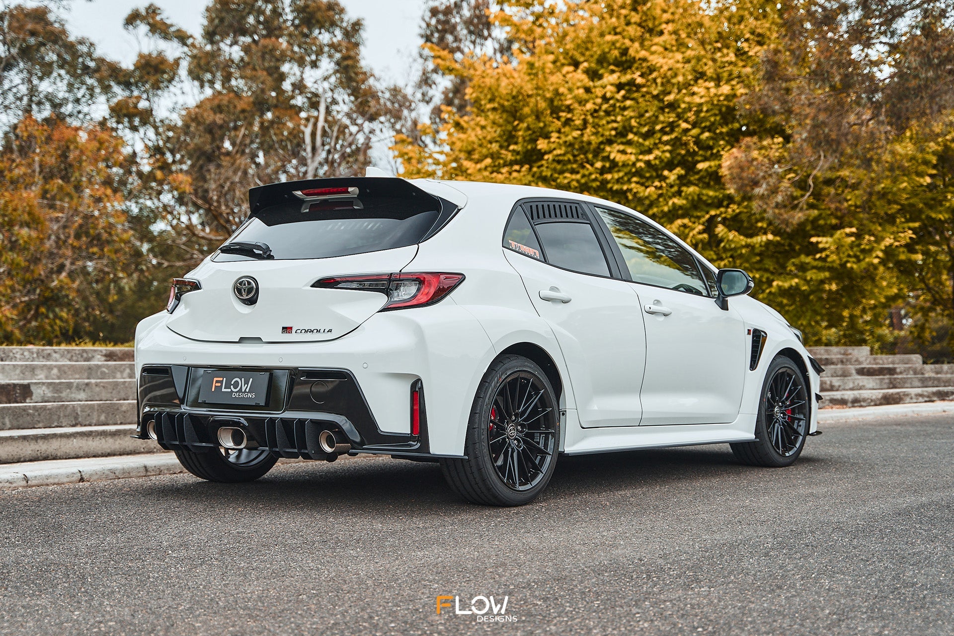 Flow Designs Corolla GR Flow-Lock Rear Diffuser (GLOSS) - iilumolab