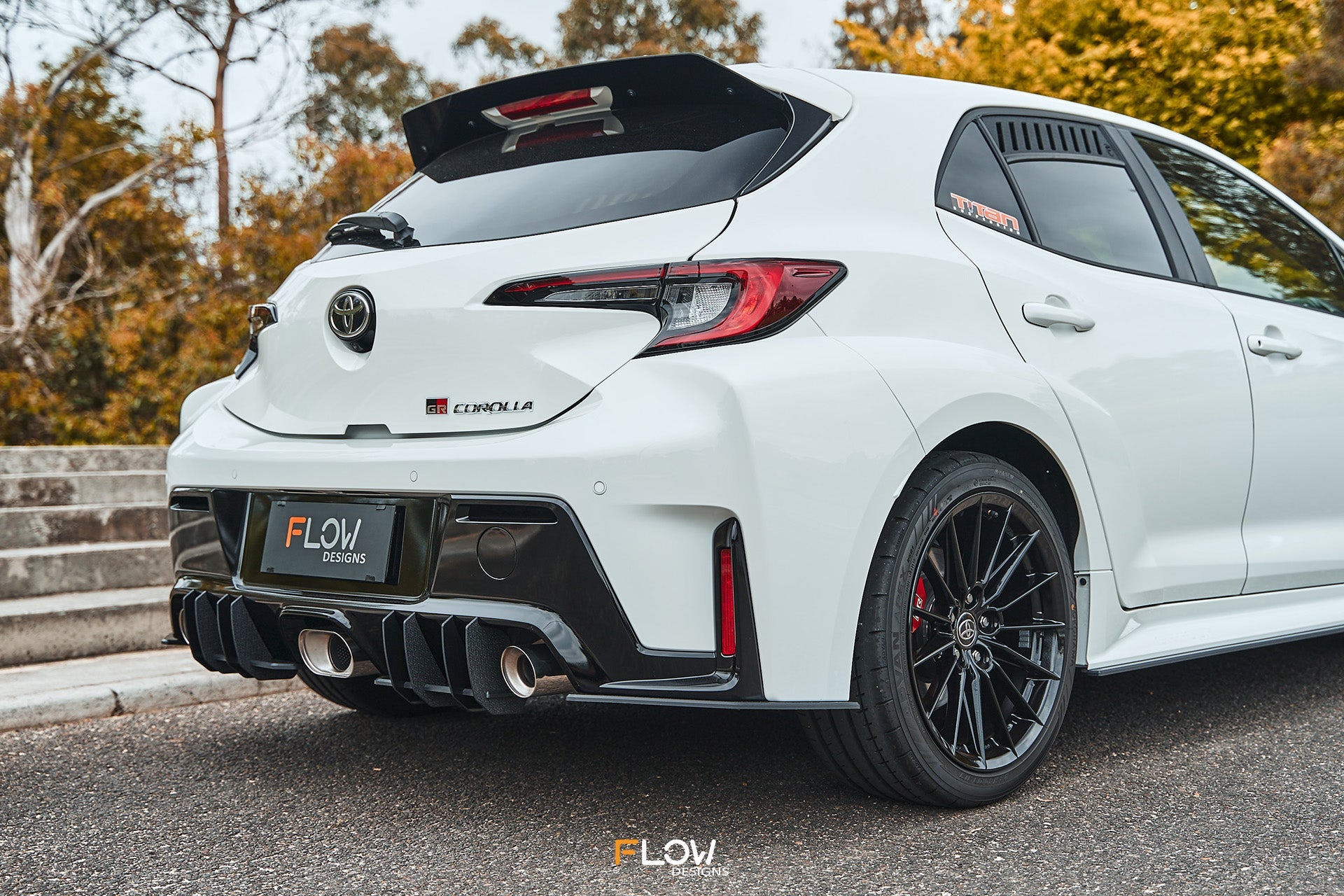 Flow Designs Corolla GR Flow-Lock Rear Diffuser (GLOSS) - iilumolab