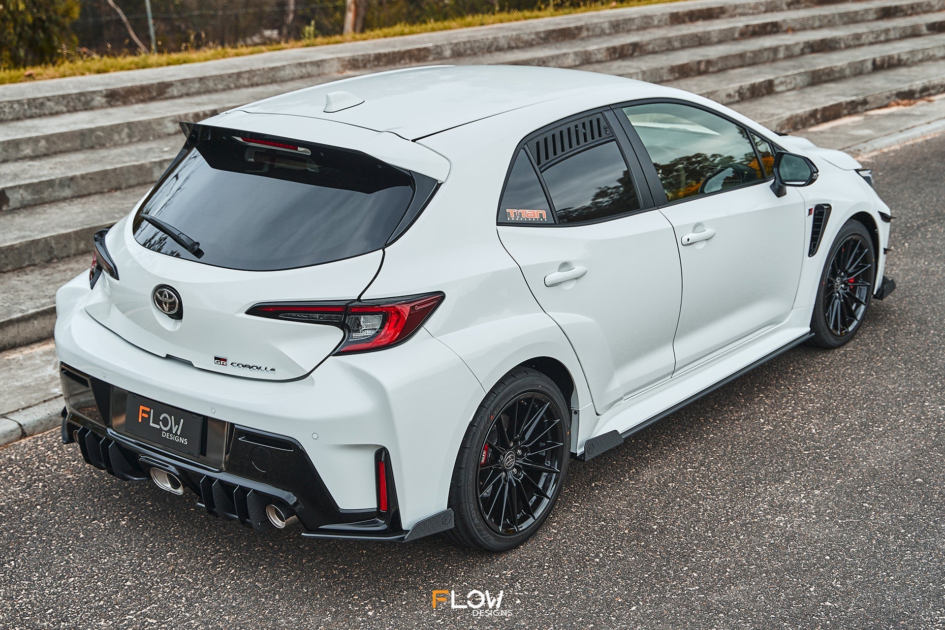 Flow Designs Corolla GR Flow-Lock Rear Diffuser (GLOSS) - iilumolab