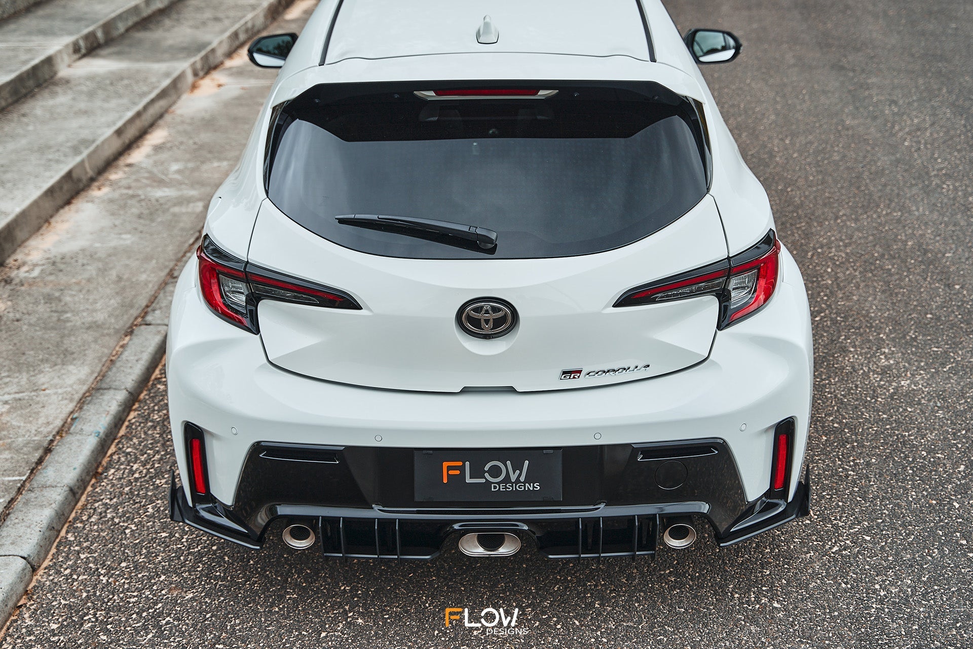 Flow Designs Corolla GR Flow-Lock Rear Diffuser (GLOSS) - iilumolab