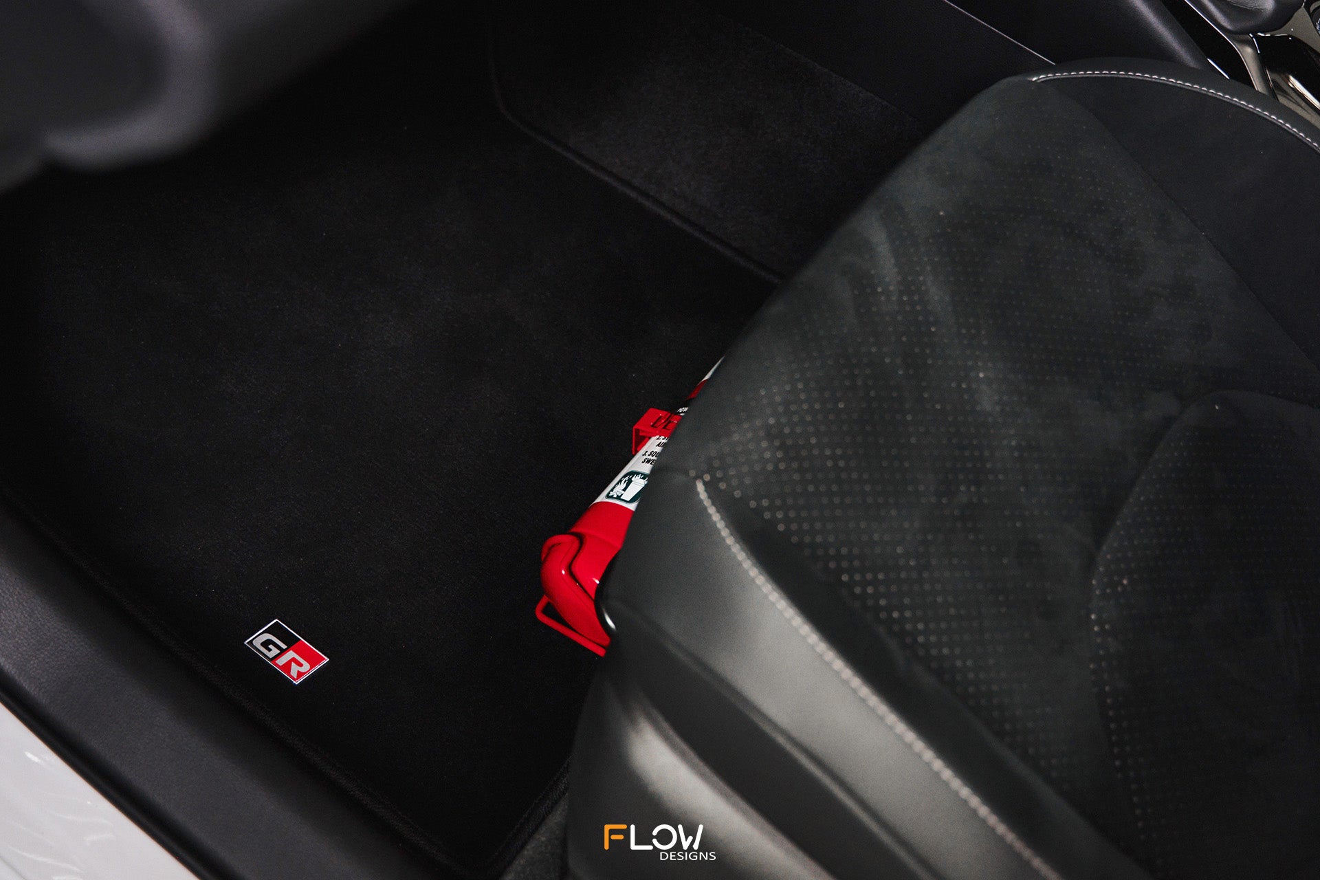 Flow Designs Corolla GR Adjustable Fire Extinguisher Bracket/Mount - iilumolab