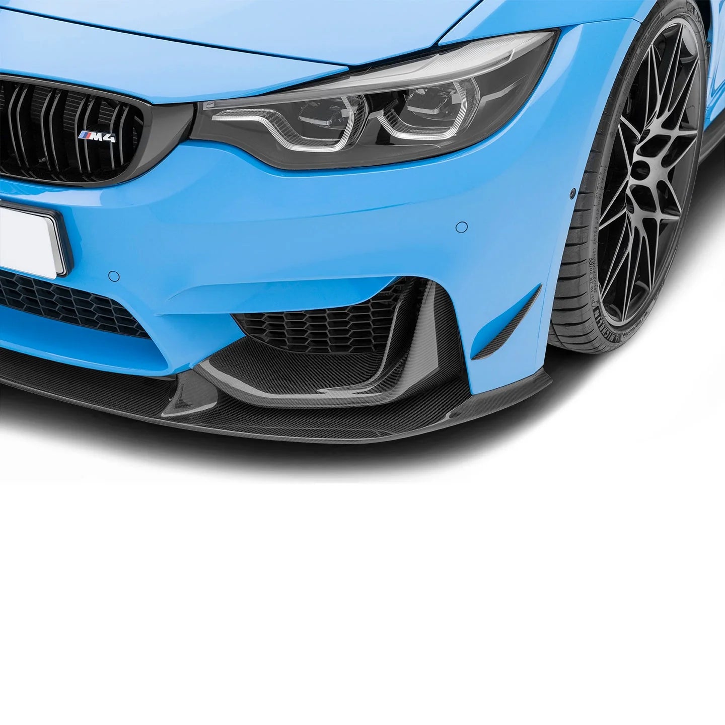 BMW M3 F80 & M4 F82 CARBON FIBER FRONT BUMPER CANARD
