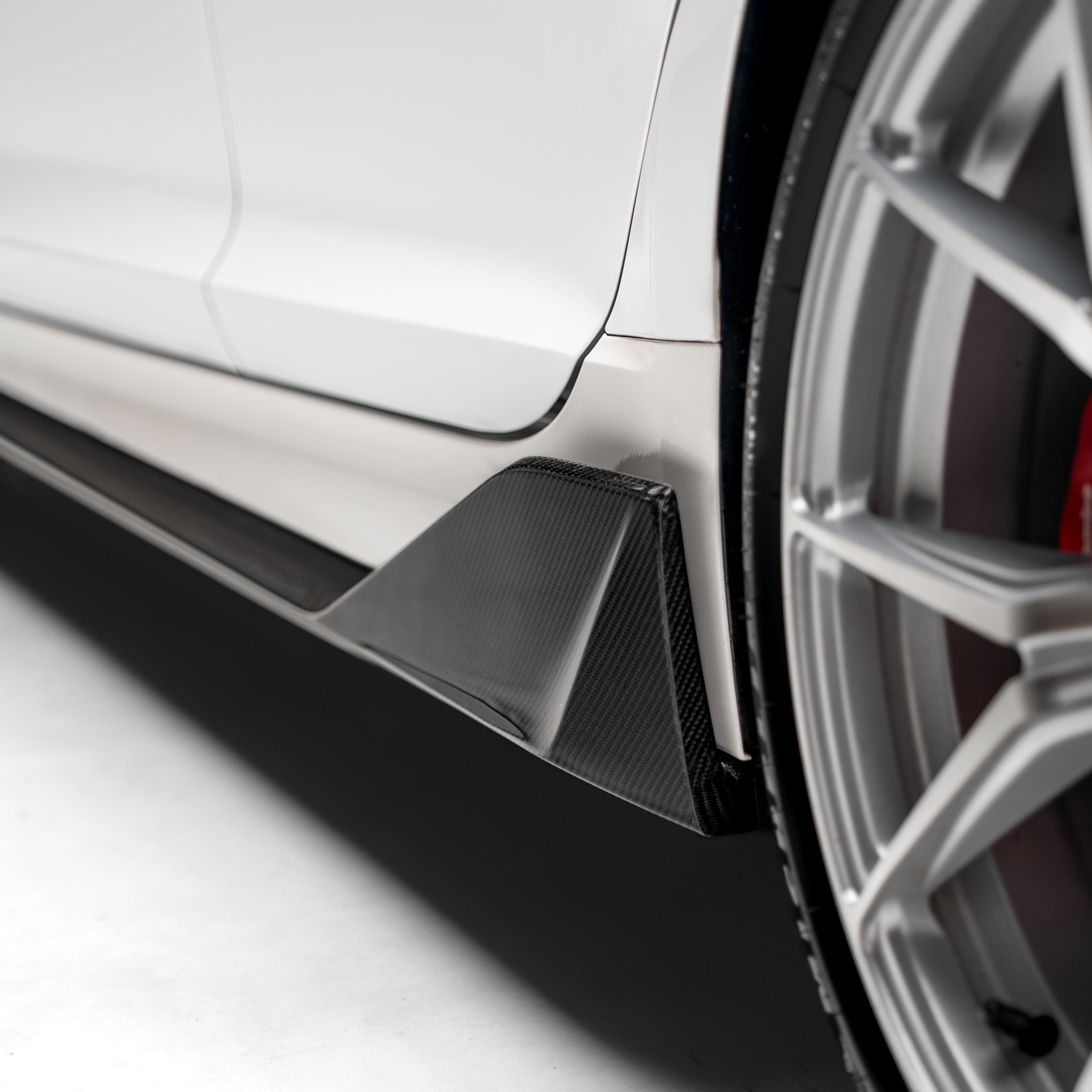 Kia Stinger Carbon Fiber Side Skirts V3 2018-2023
