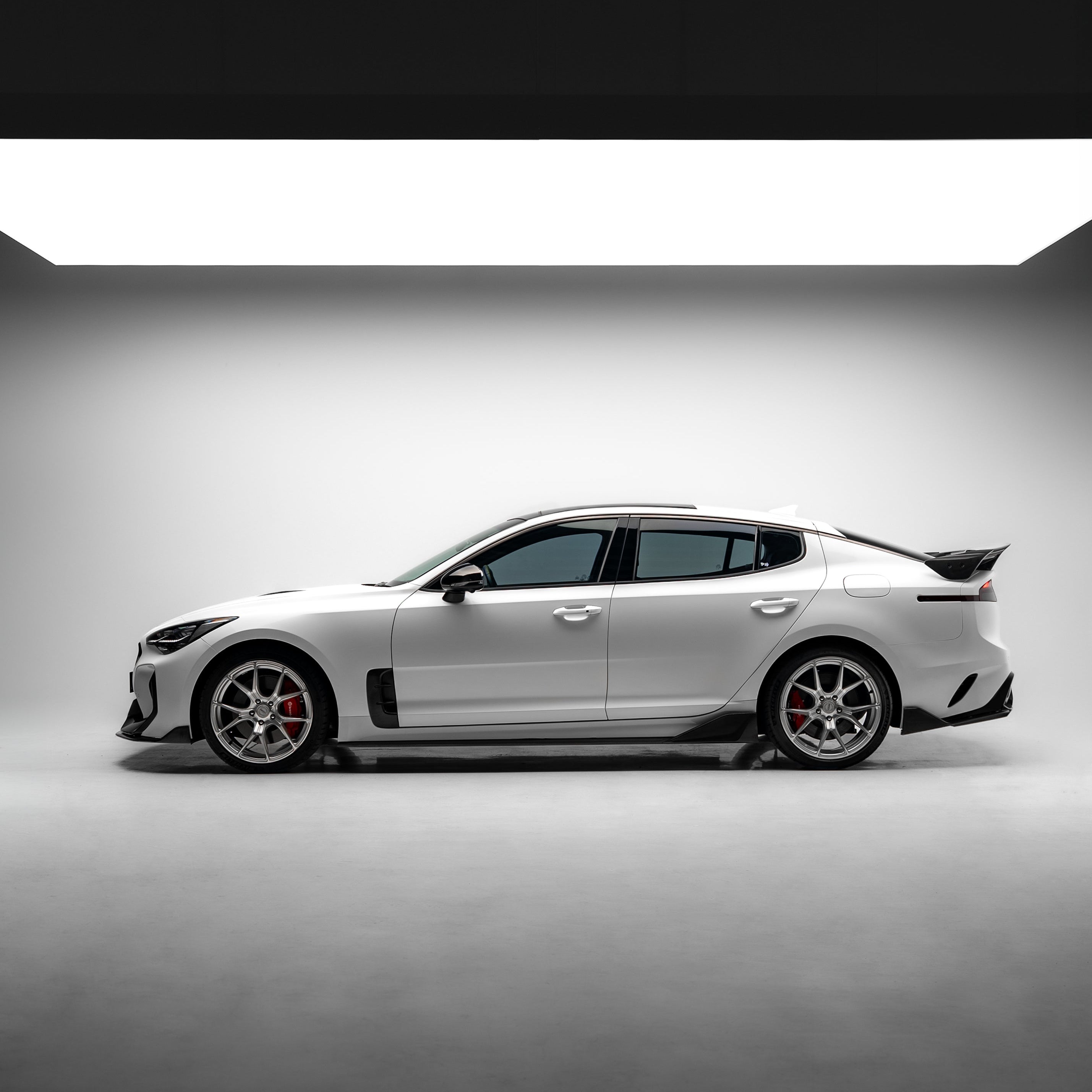 Kia Stinger Carbon Fiber Side Skirts V3 2018-2023