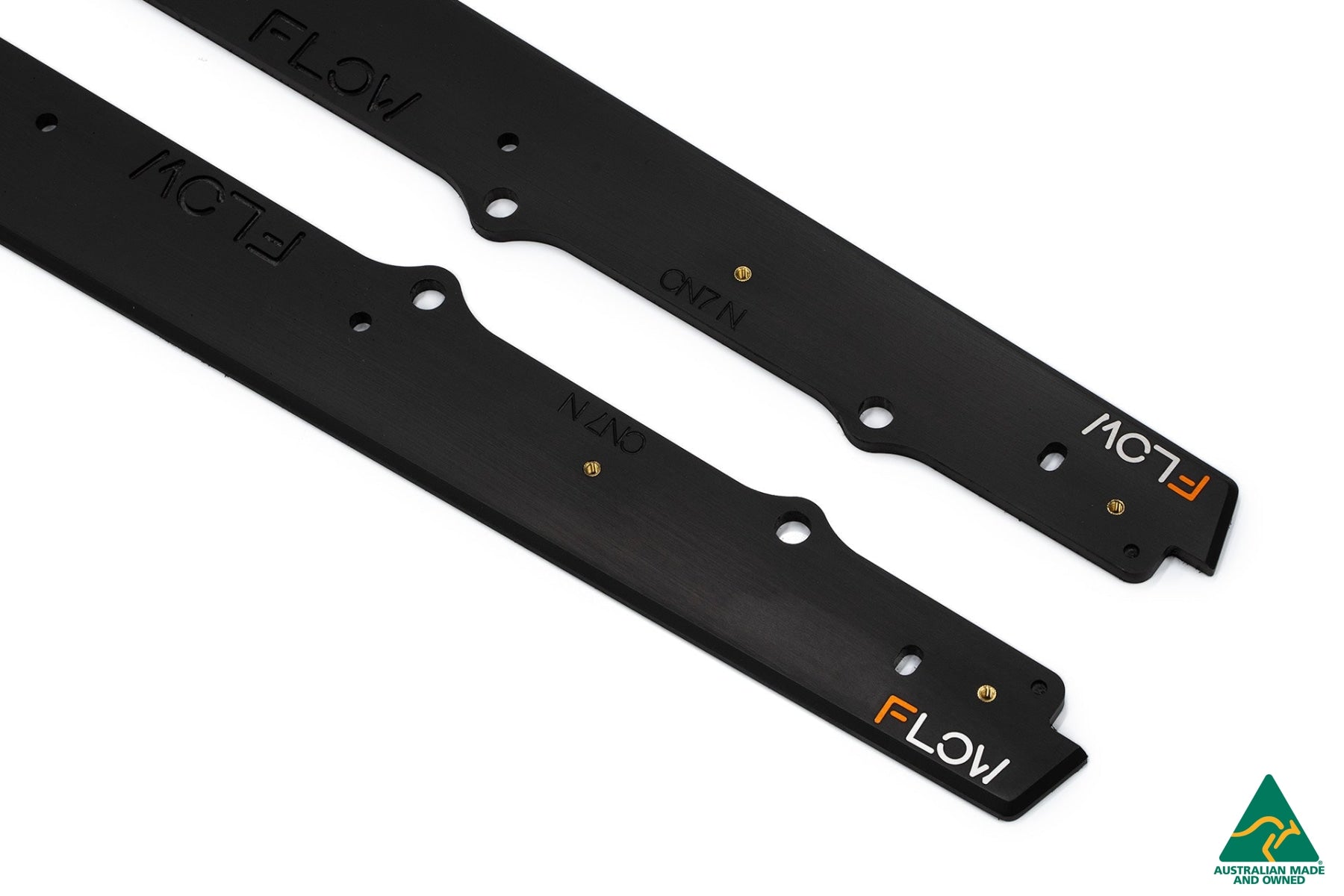 Flow Designs EX-DISPLAY - CN7 i30N Sedan 2021-2023 Side Skirt Splitters (Pair) - TEXTURED MATTE BLACK - iilumolab