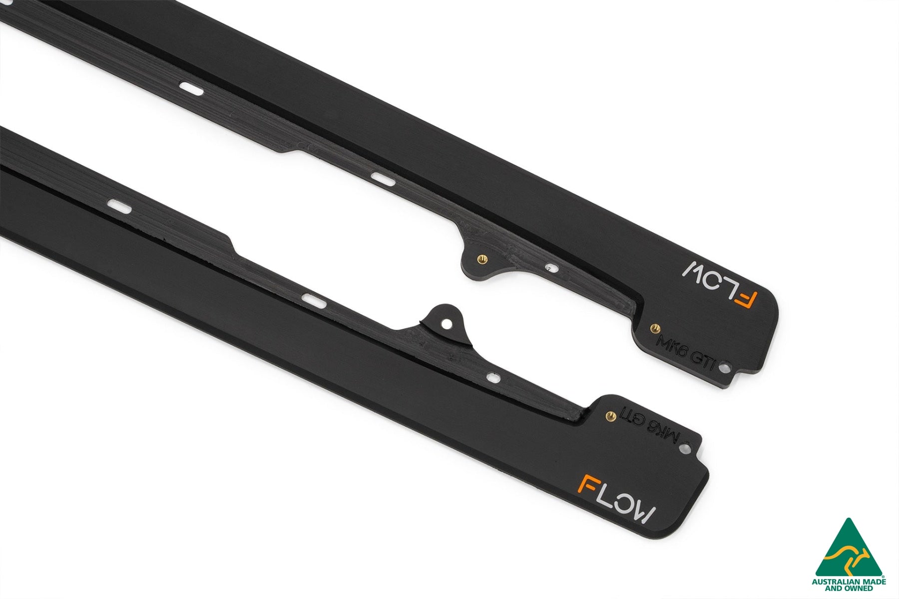 Flow Designs MK6 Golf GTI Side Skirt Splitters V3 (Pair) - iilumolab