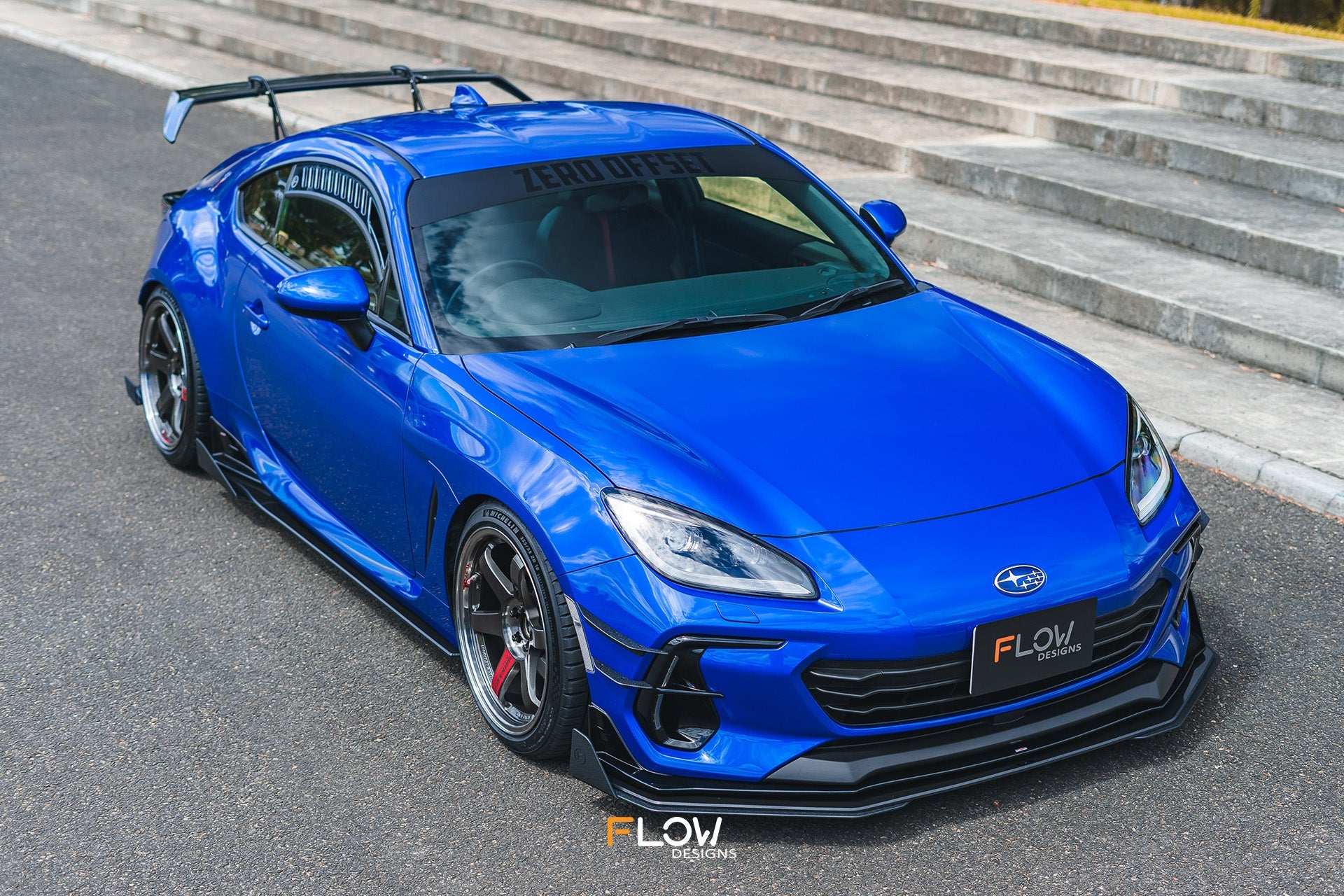 Flow Designs ZD8 BRZ STI Window Vents (Pair) - iilumolab