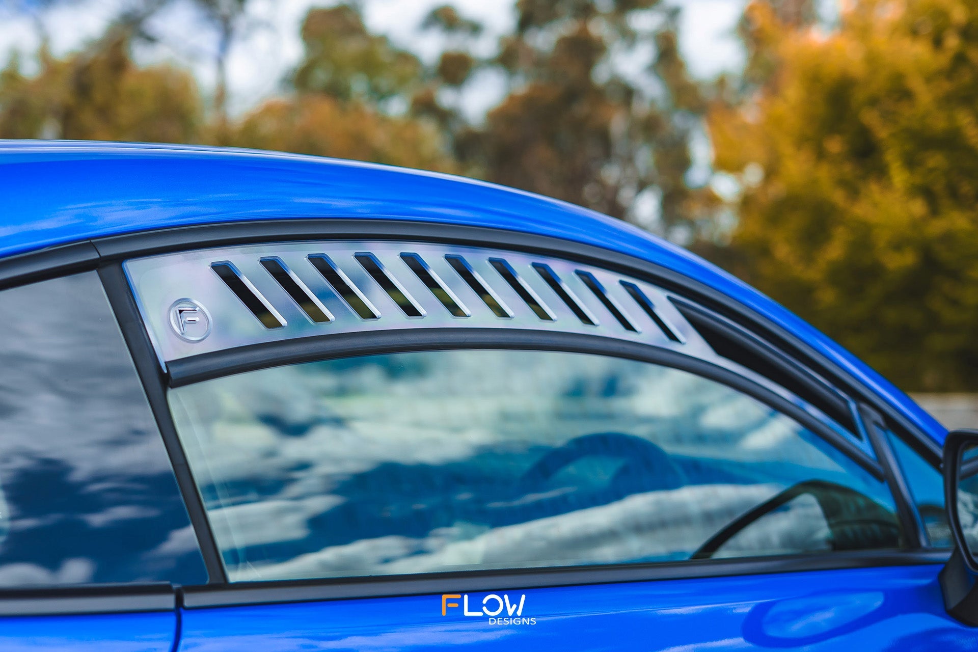 Flow Designs ZD8 BRZ STI Window Vents (Pair) - iilumolab