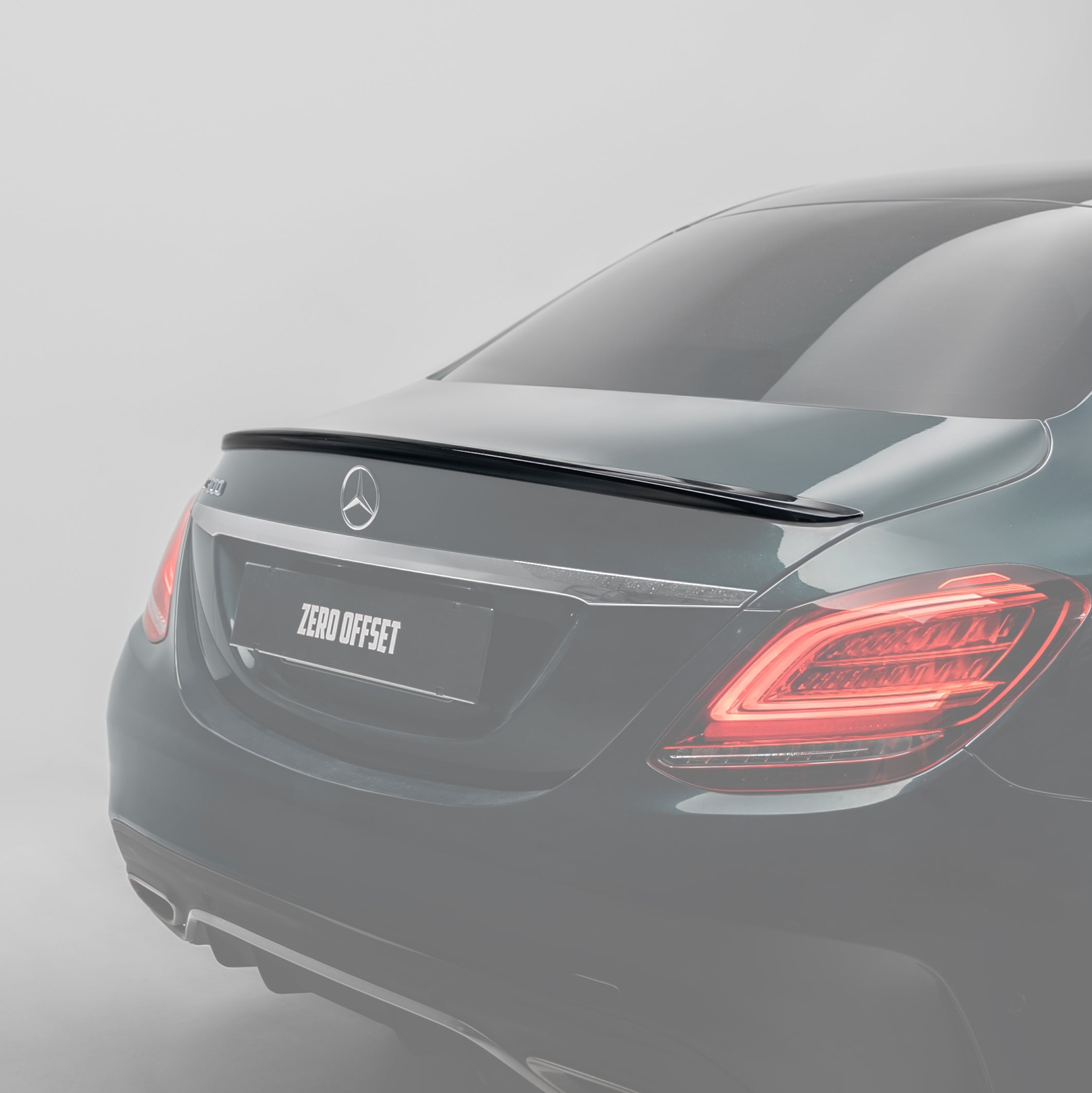 OEM Style Pre Pregged Dry Carbon Fiber Spoiler for Mercedes-Benz C Class W205 Sedan 2021+