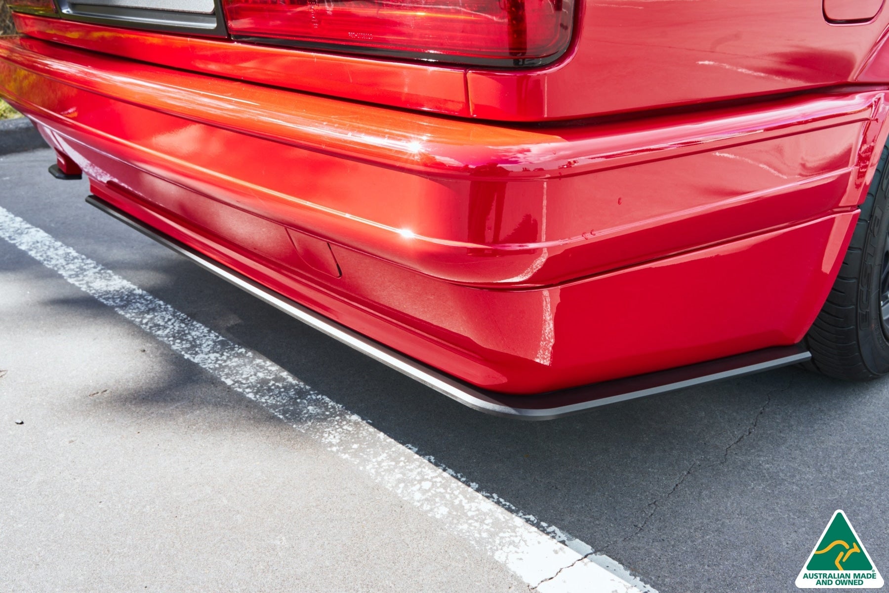 Flow Designs E30 M-Tech 2 Rear Bumper Extension (2 Piece) - iilumolab