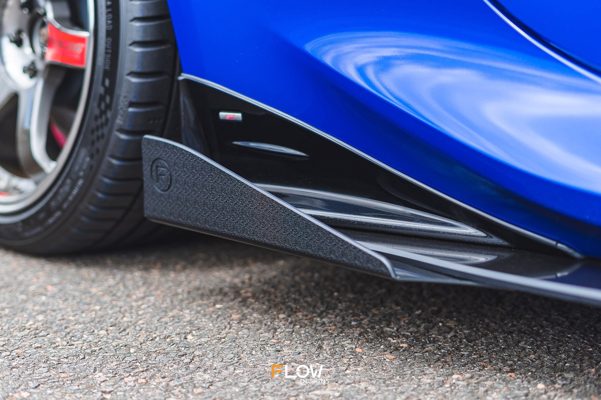 Flow Designs ZD8 BRZ STI Side Skirt Splitter Winglets (Pair) - iilumolab