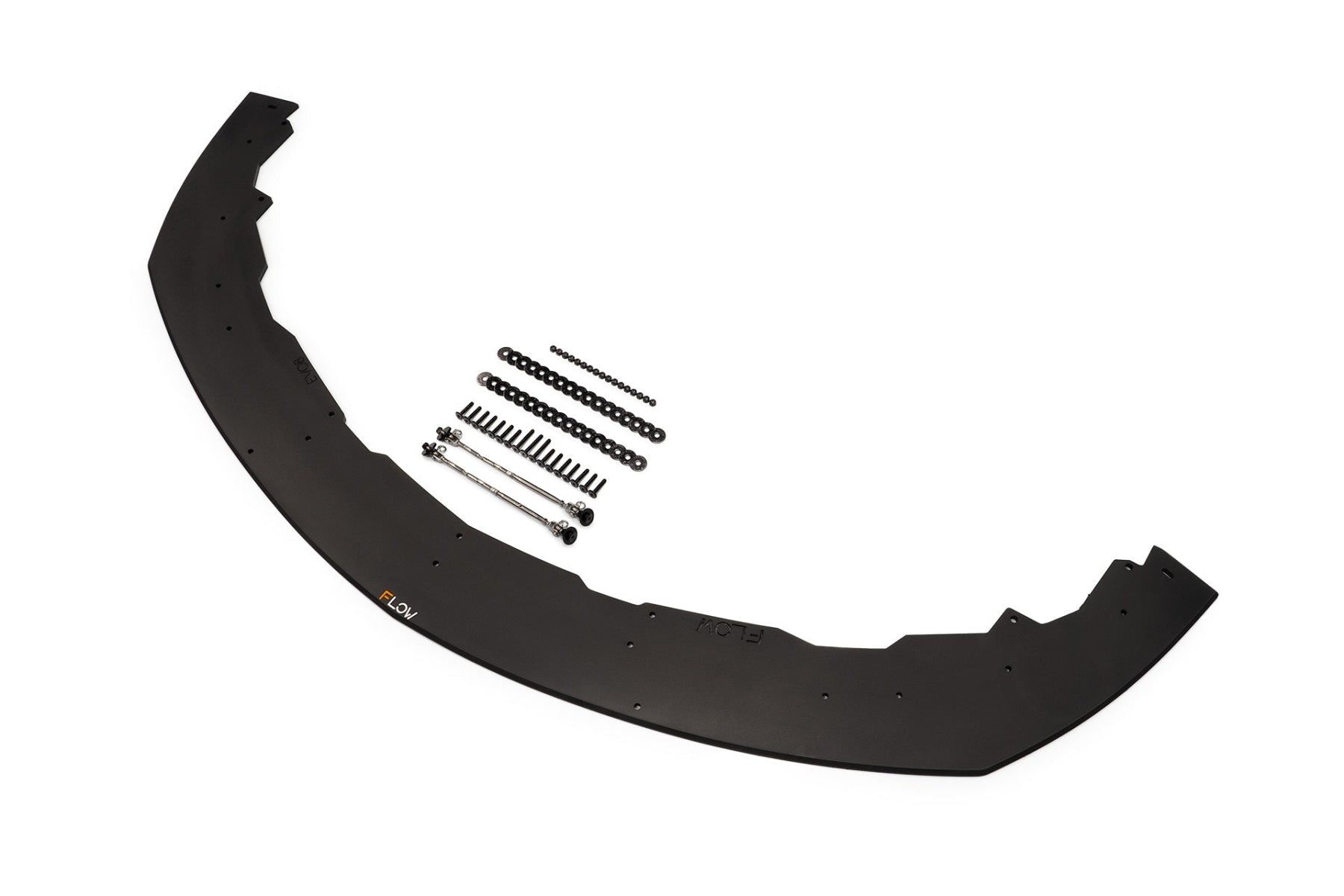 Flow Designs Lancer Evolution VIII Front Lip Splitter With Support Rods - iilumolab