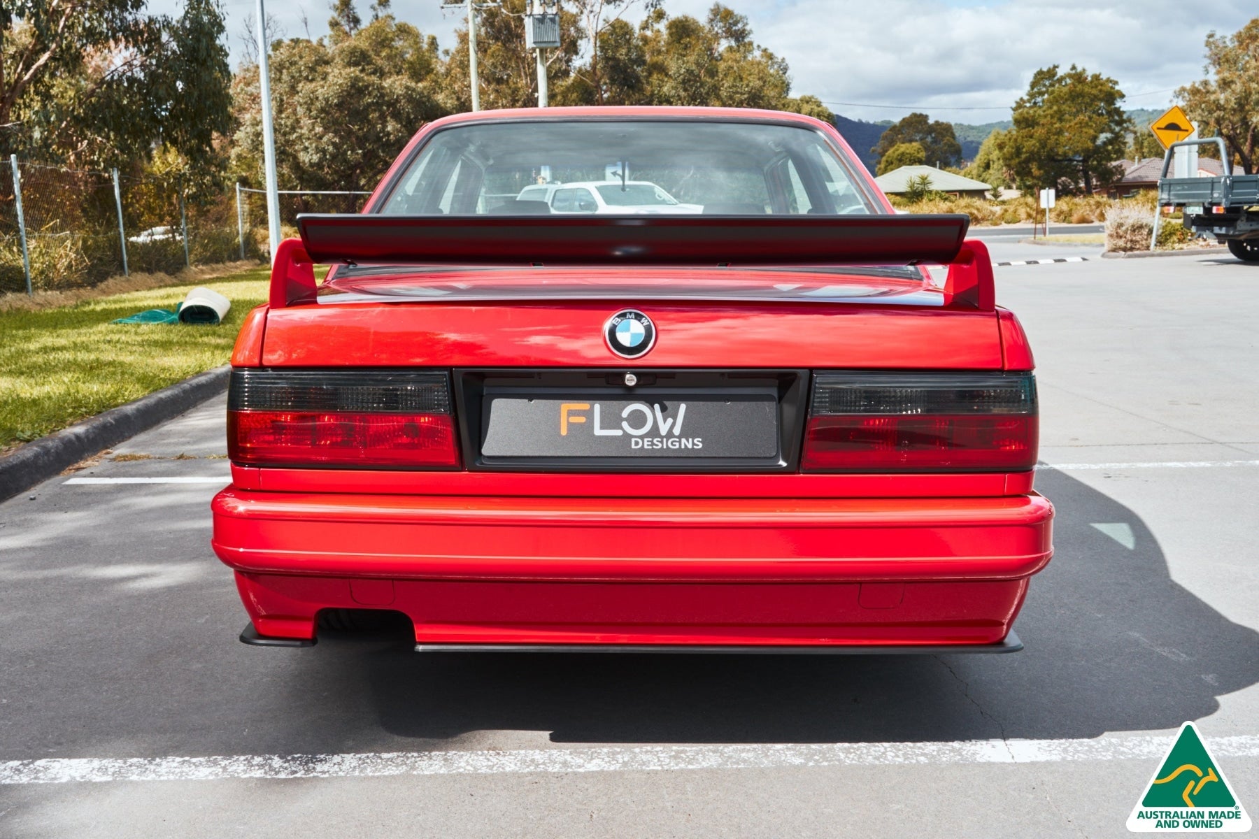 Flow Designs E30 M-Tech 2 Rear Bumper Extension (2 Piece) - iilumolab