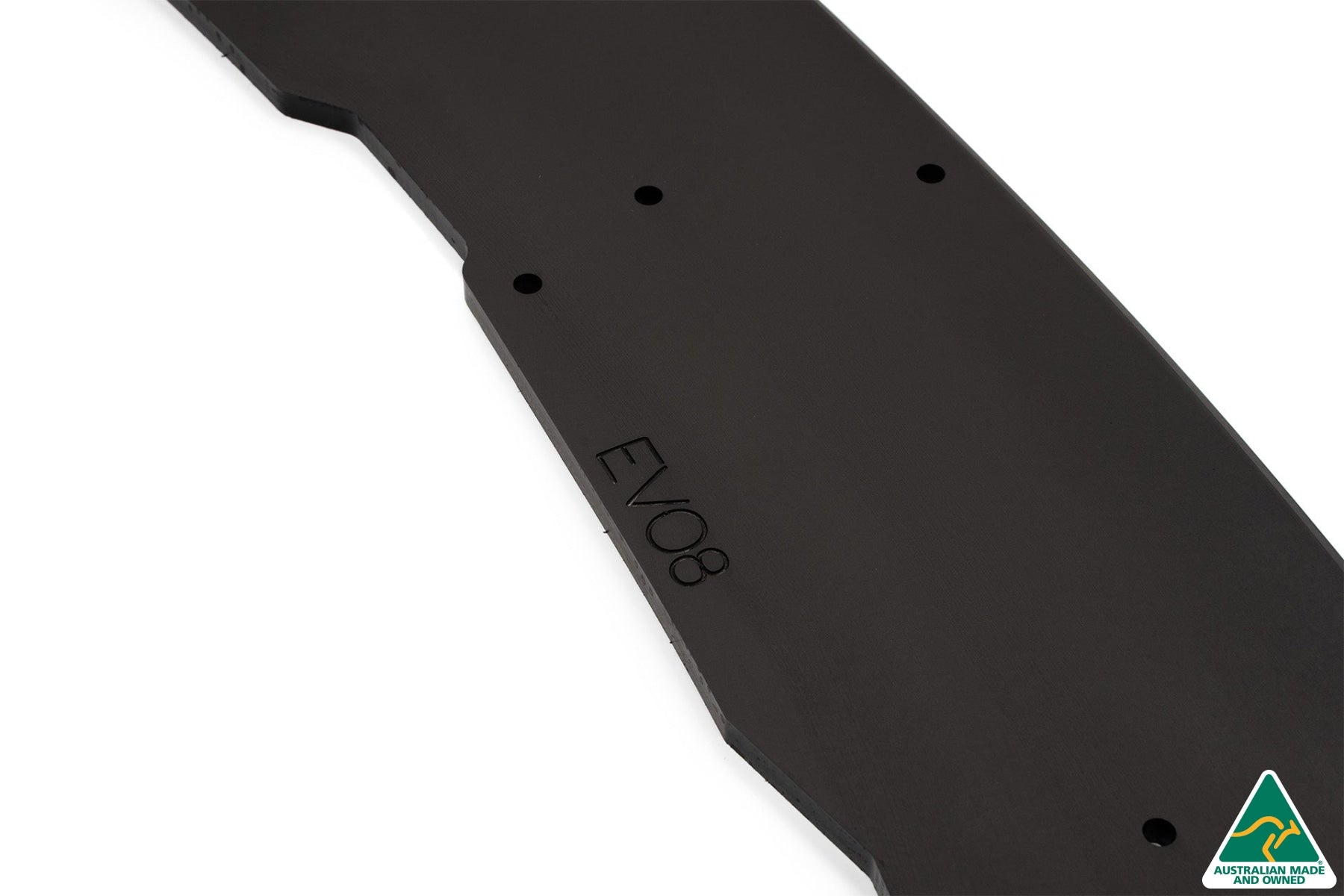 Flow Designs Lancer Evolution VIII Front Lip Splitter With Support Rods - iilumolab