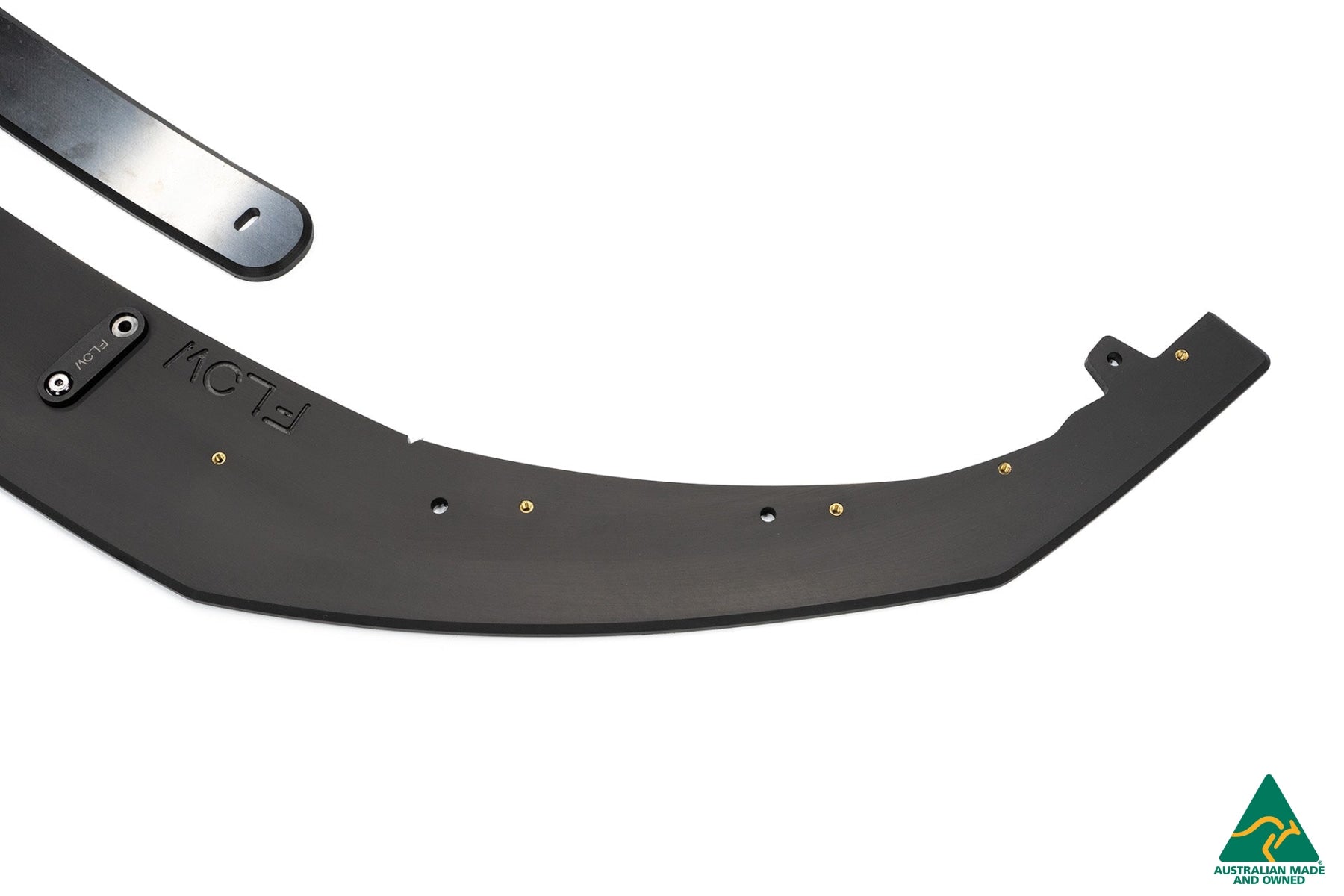 Flow Designs DISCONTINUED SANDED MATTE FINISH - i30 Hatch PD1, PD2 2018-2020 Front Lip Splitter & Mounting Brace - iilumolab