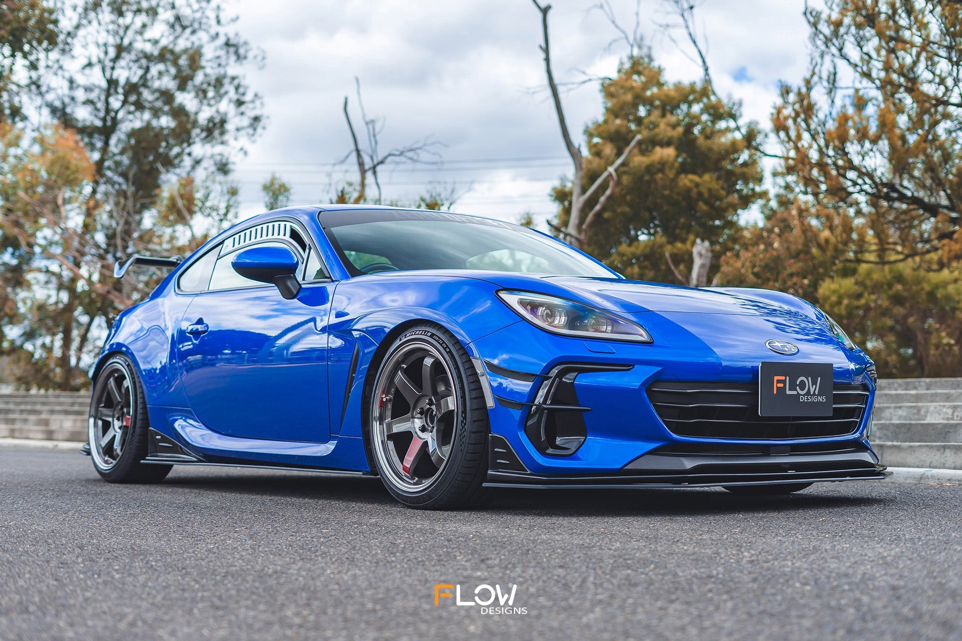 Flow Designs ZD8 BRZ STI Window Vents (Pair) - iilumolab