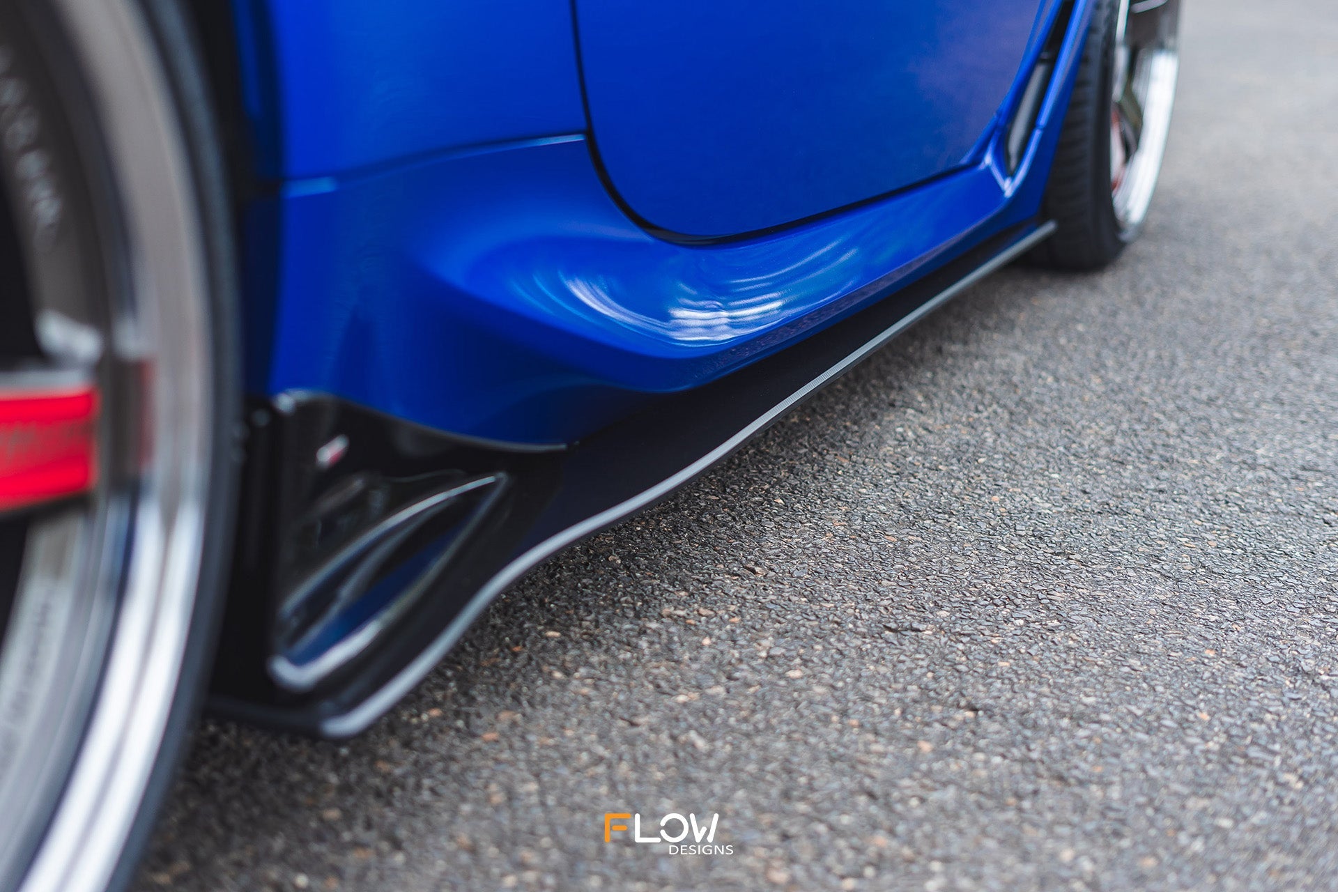 Flow Designs ZD8 BRZ STI Side Skirt Splitters (GLOSS: Pair) - iilumolab